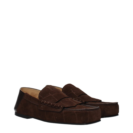 Jacquemus Loafers Women Suede Brown/Dark Brown