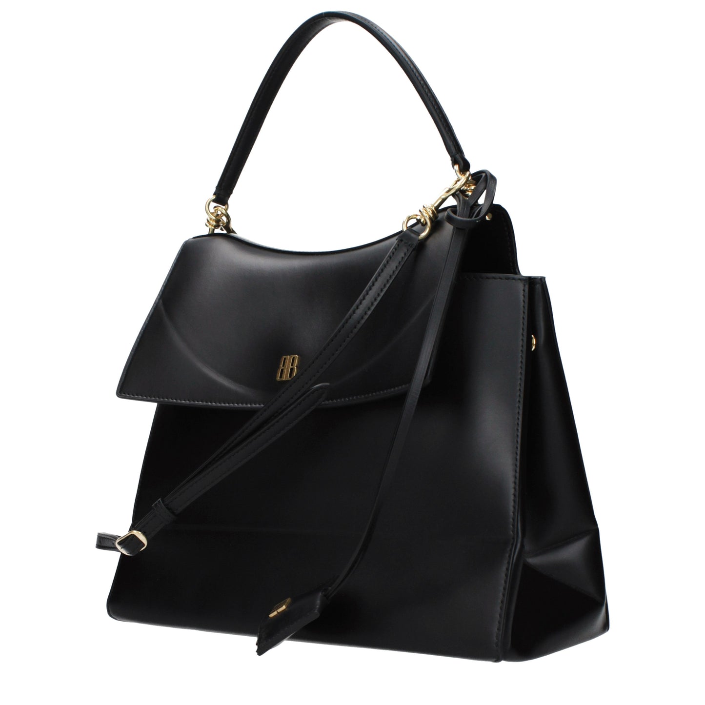 Balenciaga Handbags Women Leather Black