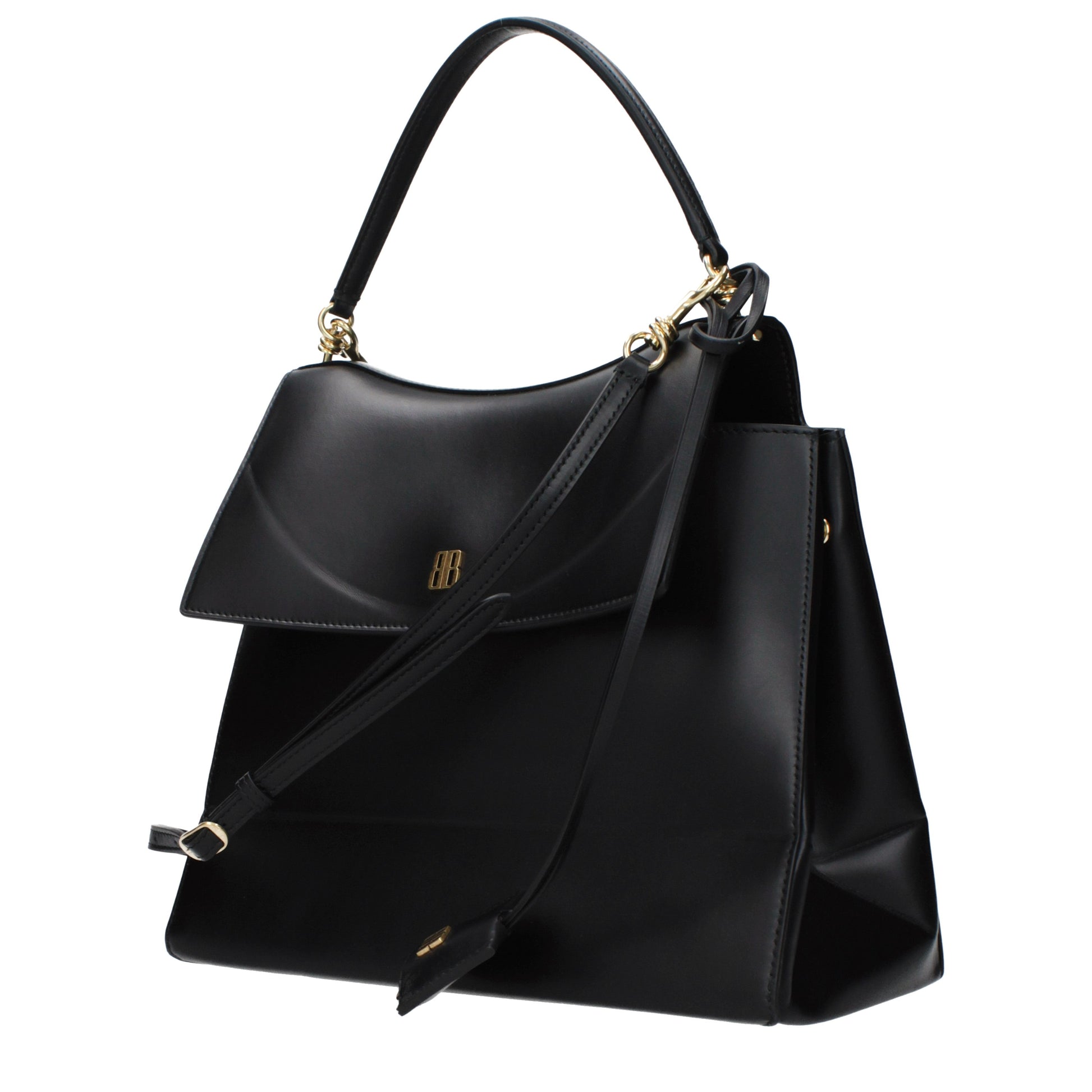Balenciaga Handbags Women Leather Black