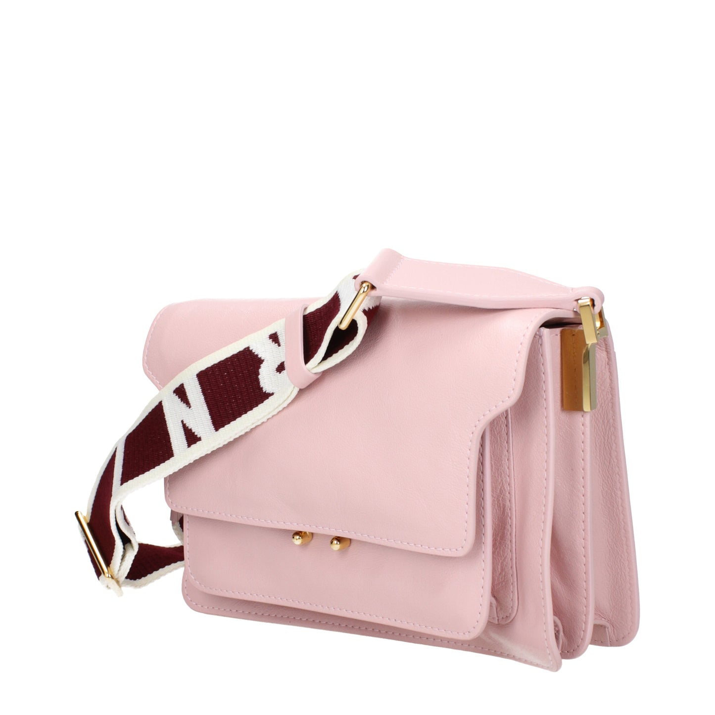 Marni Crossbody Bags Women Leather Pink