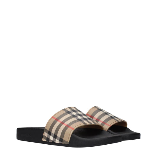 Burberry Slippers and Clogs Women Rubber Beige