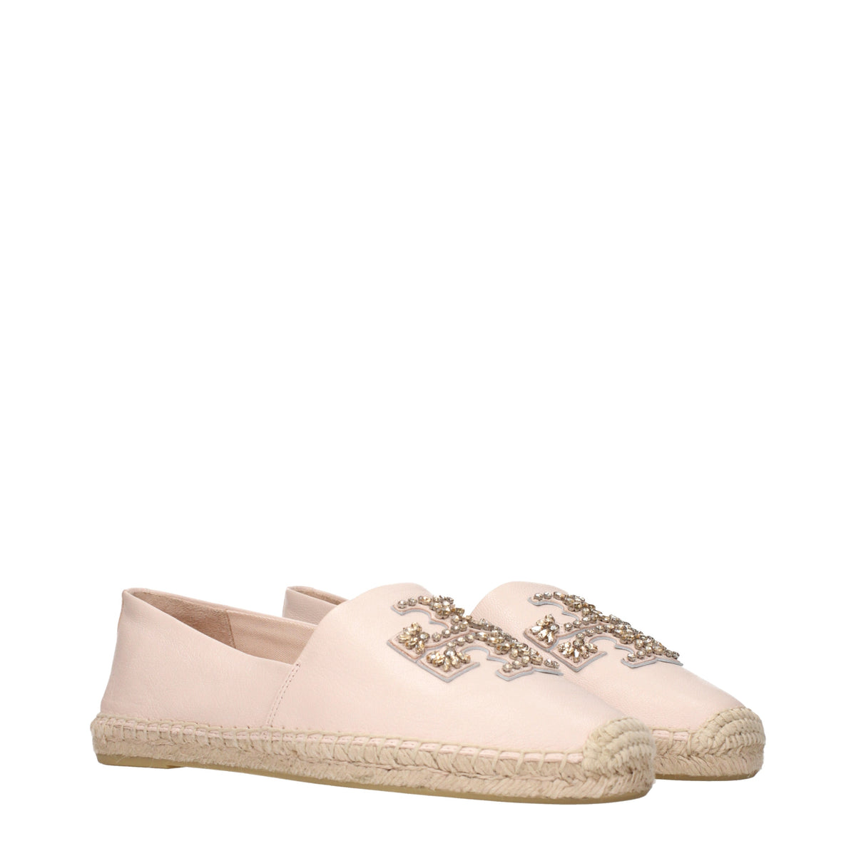 Tory Burch Espadrilles Women Leather Pink/Light