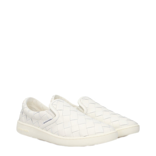 Bottega Veneta Men's Slip-ons in Leather Beige/Ivory