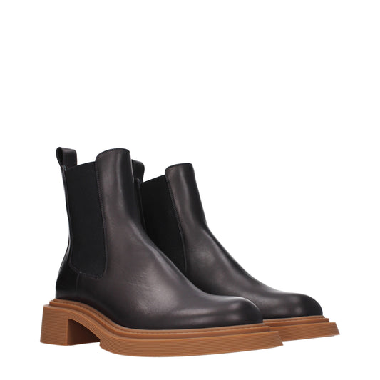 Loewe Men's Boots in Leather Black