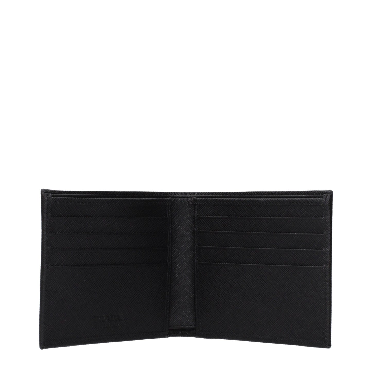 Prada Wallets Men Fabric  Black