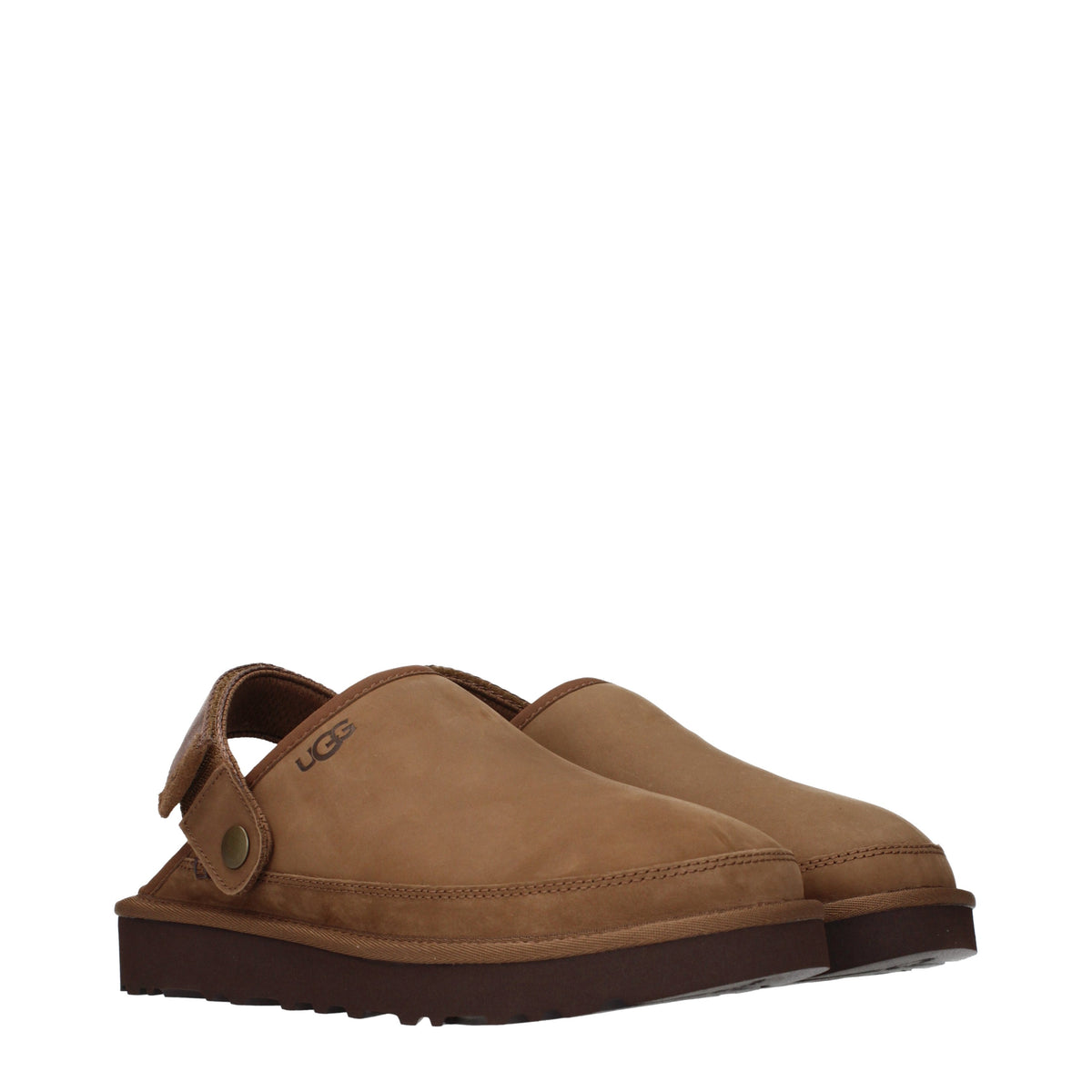 UGG Sandals Men Suede Brown