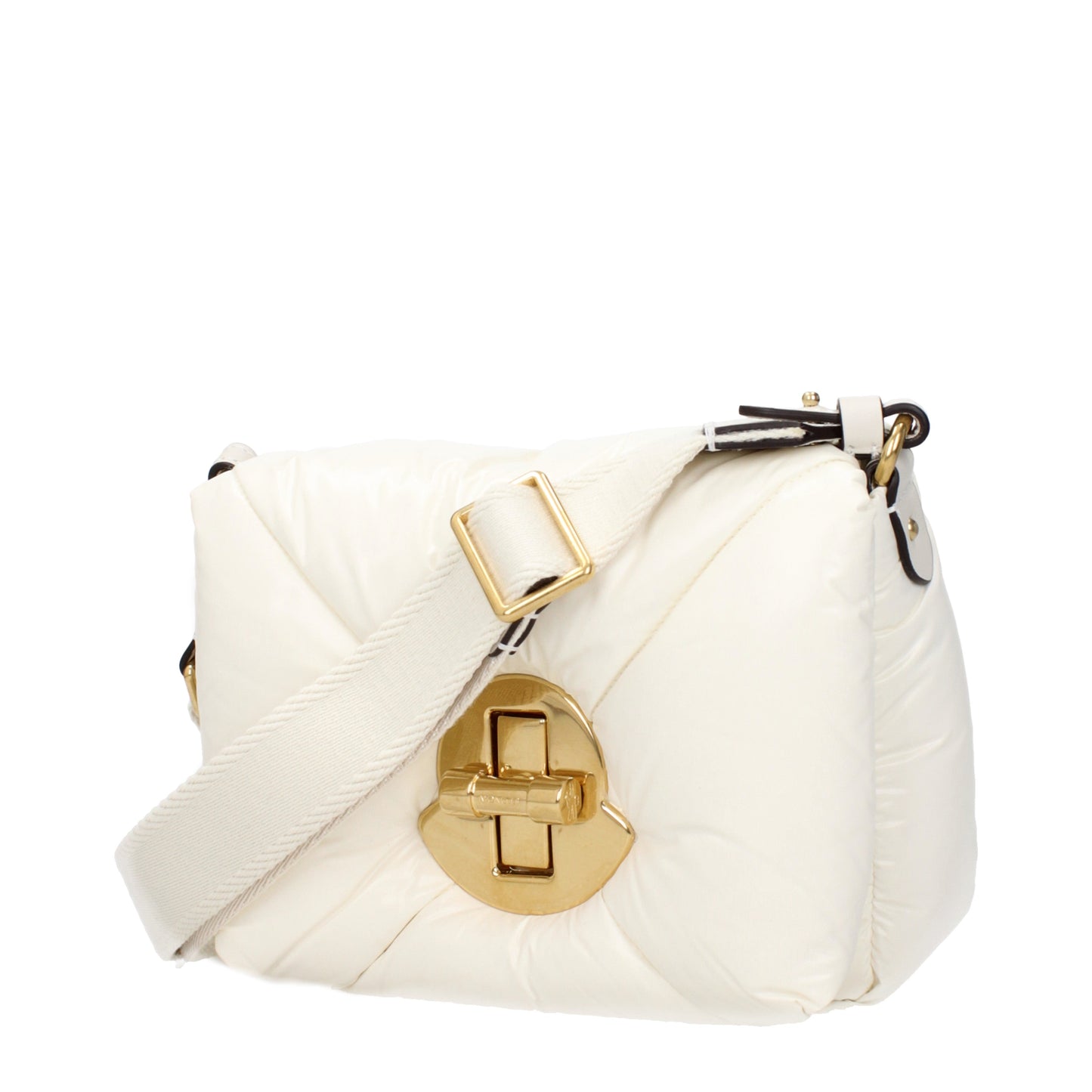 Moncler Crossbody Bags Women Fabric  White/Cream