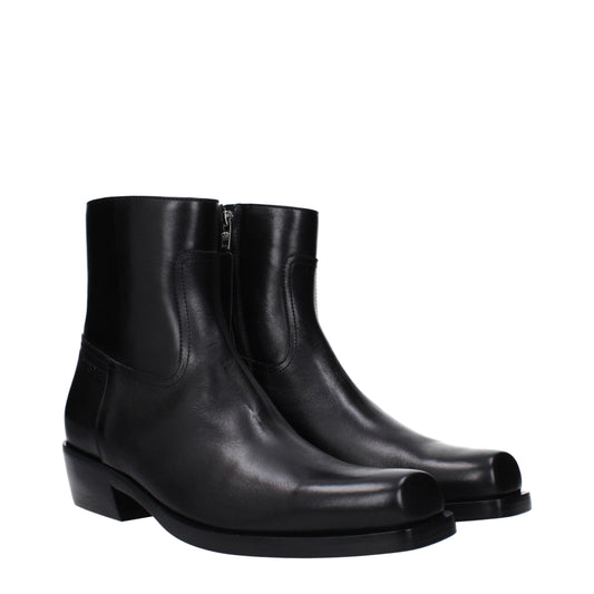 Versace Men's Ankle Boots Leather