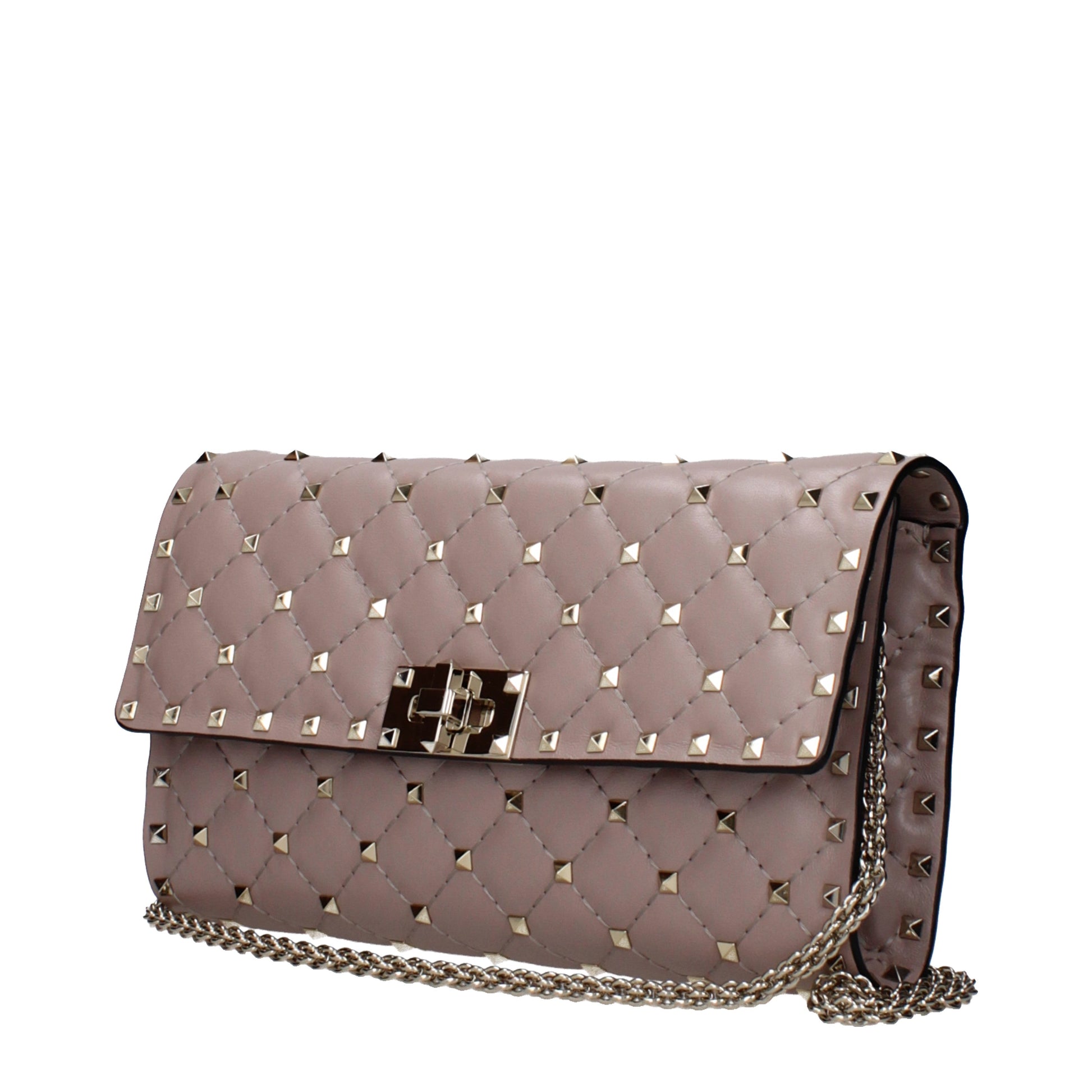 Valentino Garavani Women's Clutches Leather Powder