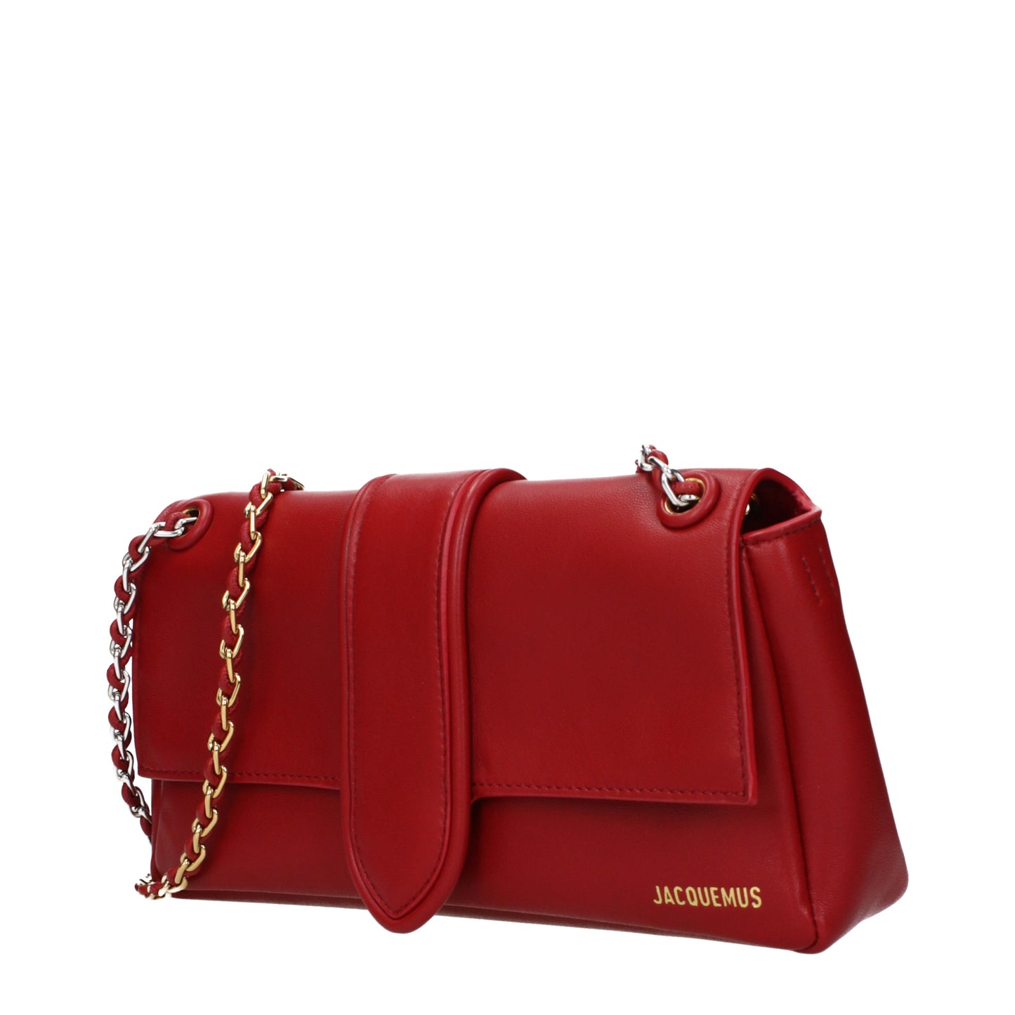 Jacquemus Shoulder Bags Women Leather Red/Dark Red