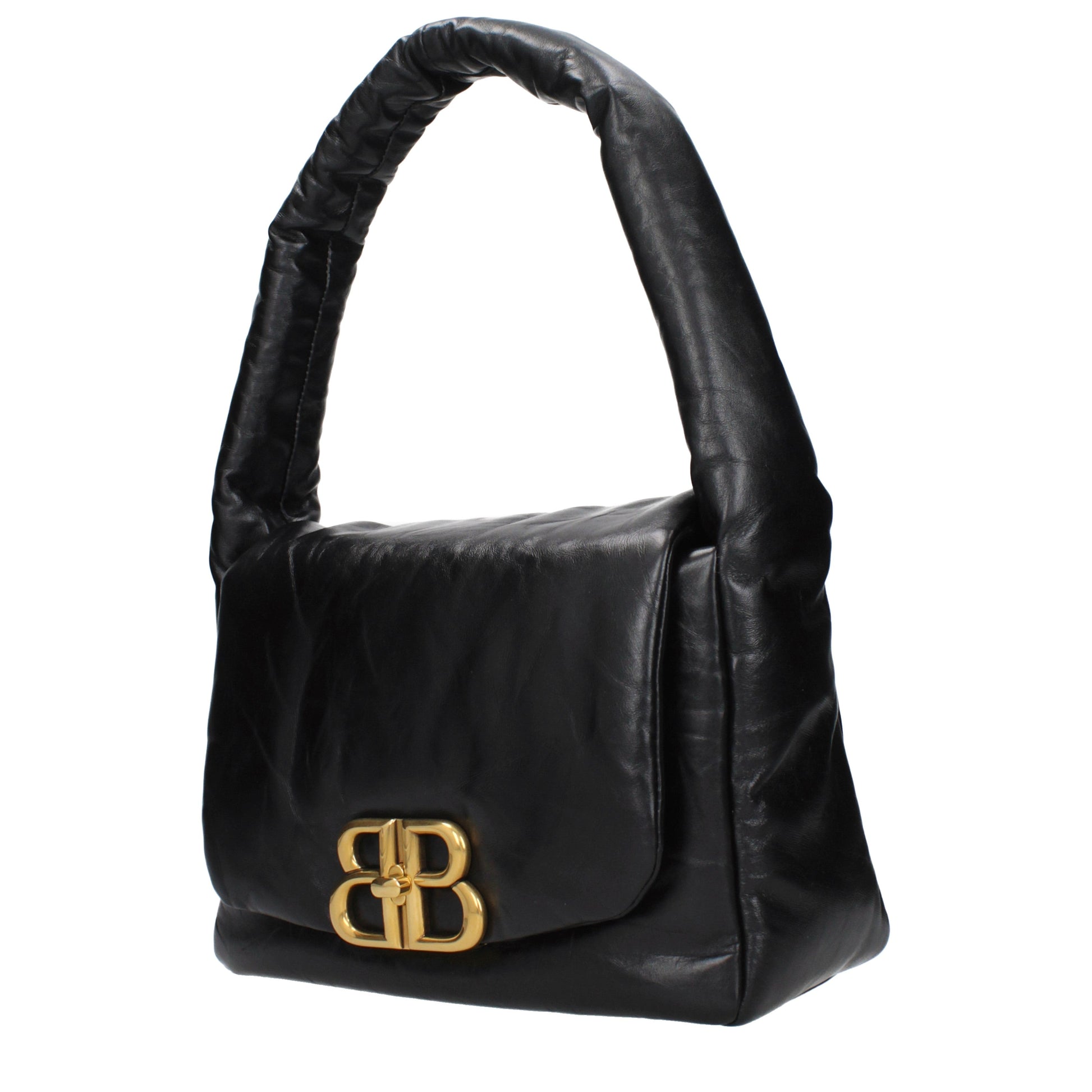 Balenciaga Handbags Women Leather Black