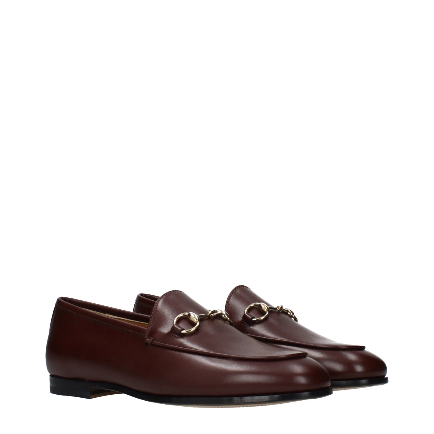 Gucci Loafers Women Leather Brown/Chestnut