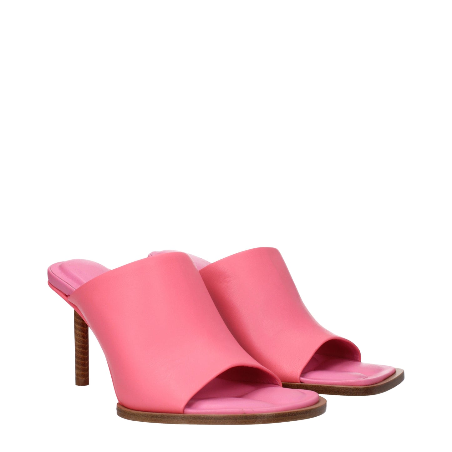 Jacquemus Women's Sandals in Leather Pink