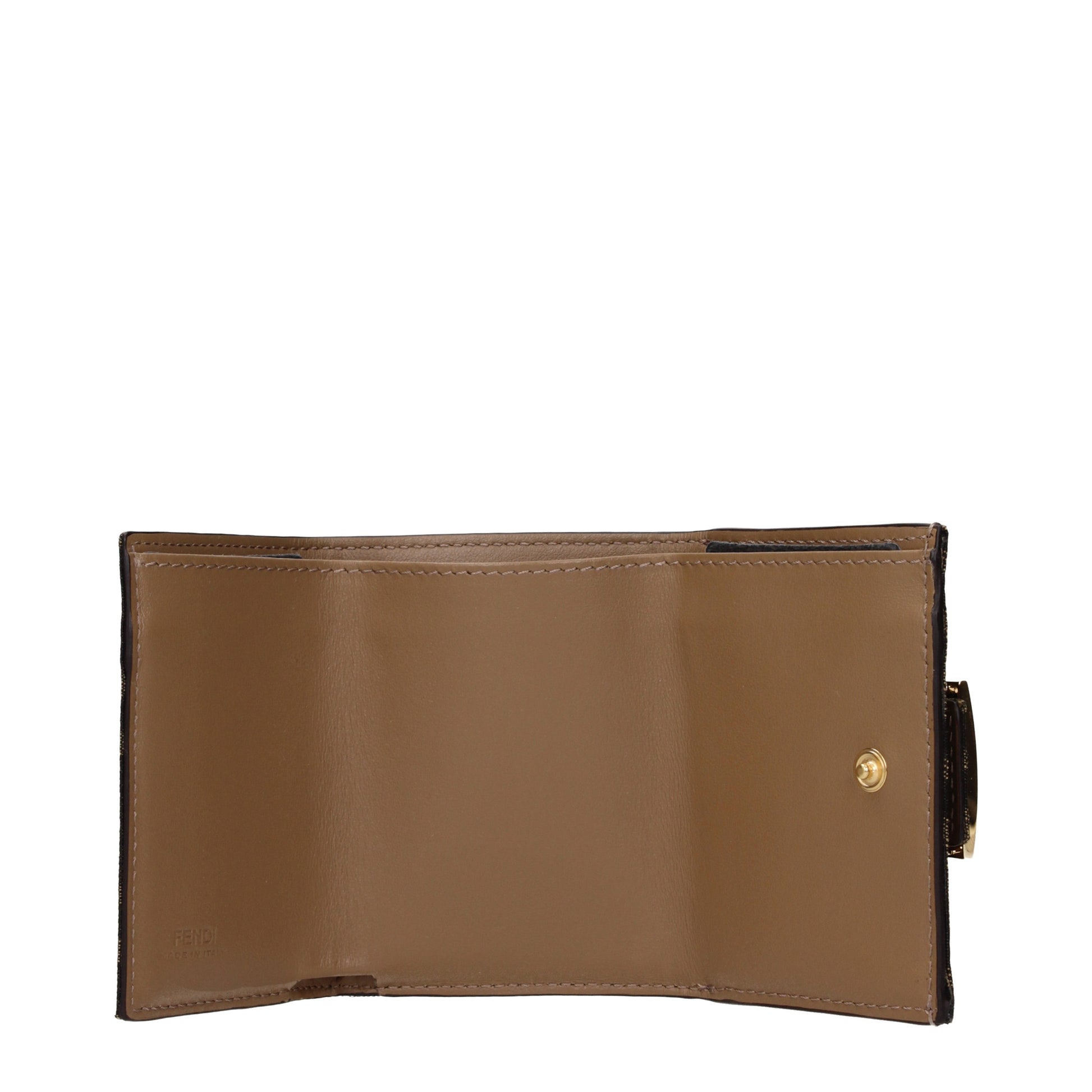 Fendi Wallets Women Fabric  Brown/Tobacco