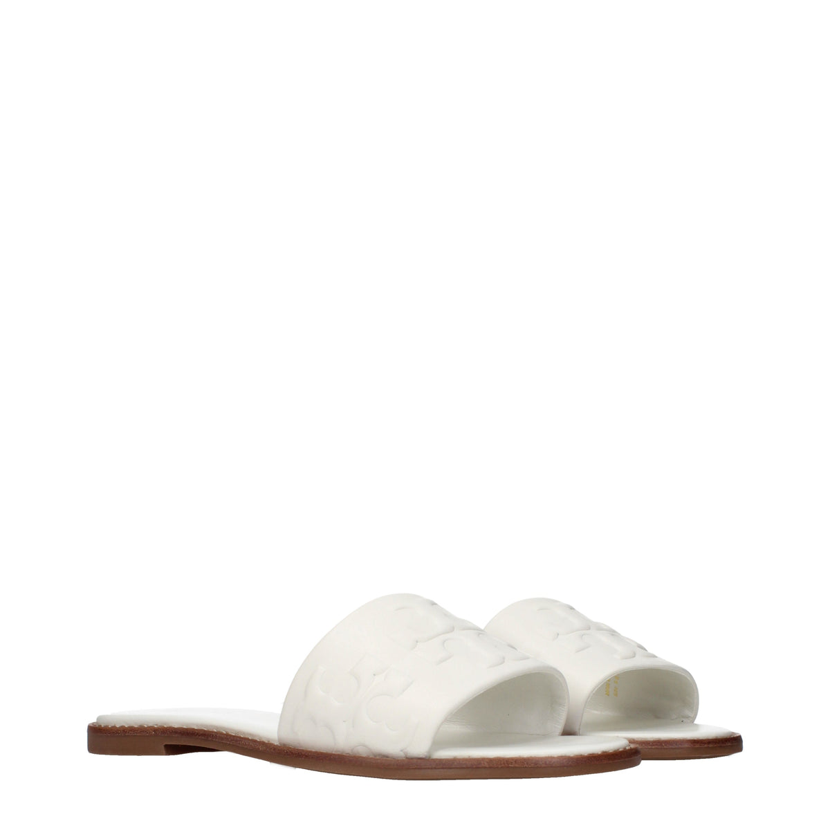 Tory Burch Slippers and Clogs Women Leather White/Snow