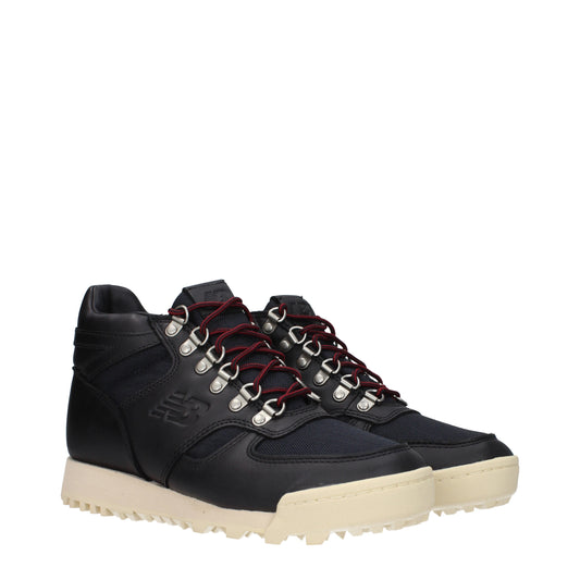 New Balance Men's Boots in Leather Black