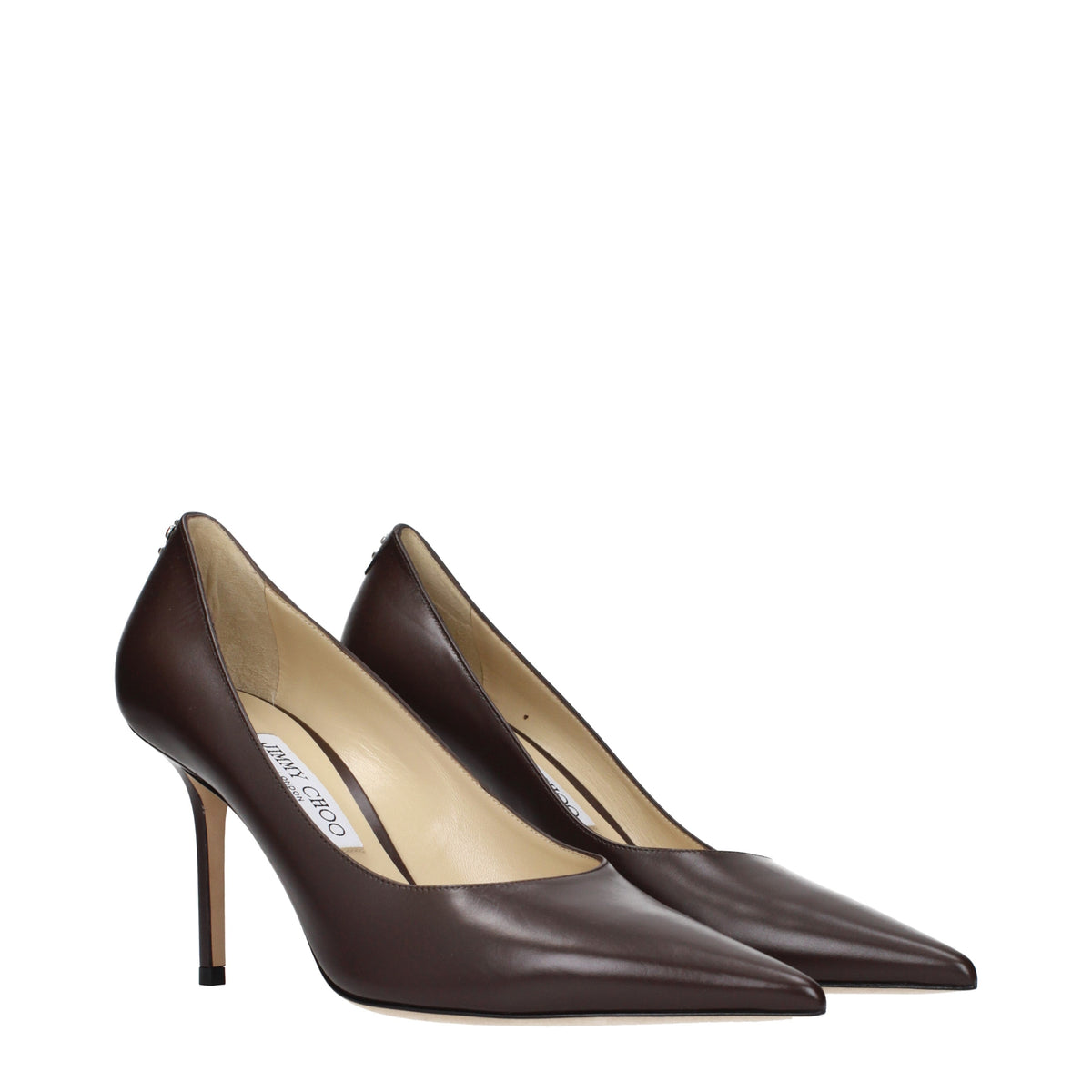 Jimmy Choo Pumps Women Leather Brown/Chocolate