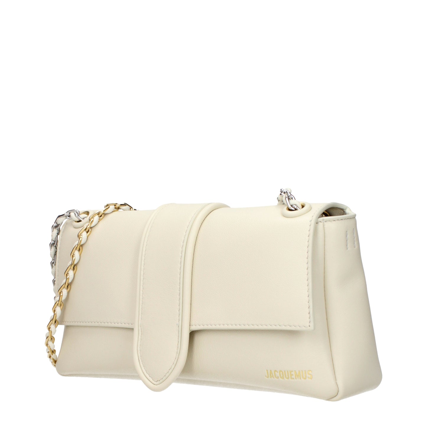 Jacquemus Shoulder Bags Women Leather Beige/Light Ivory
