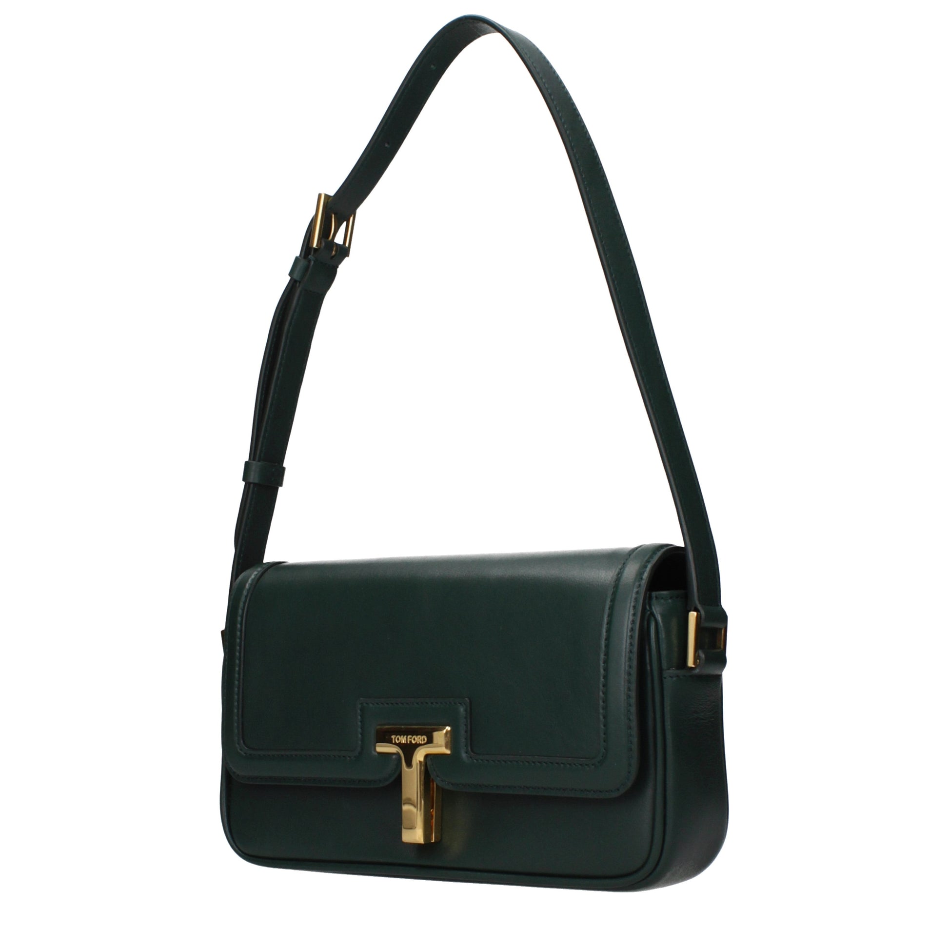 Tom Ford Shoulder Bags Women Leather Green/Emerald