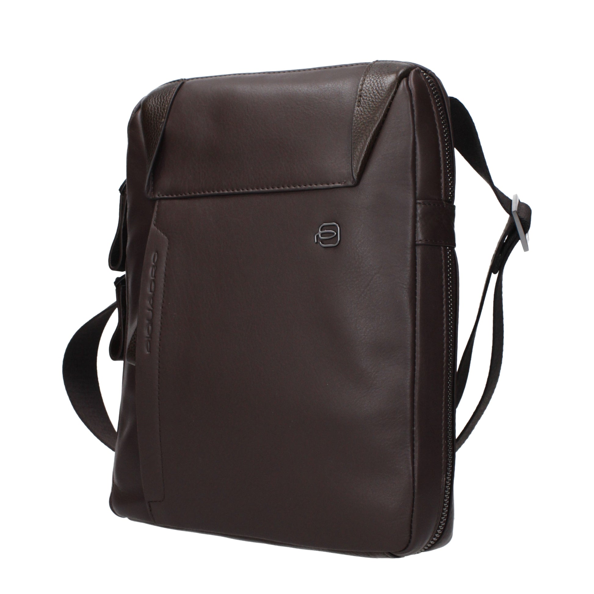Piquadro Crossbody Bags Men Leather Brown/Dark Brown