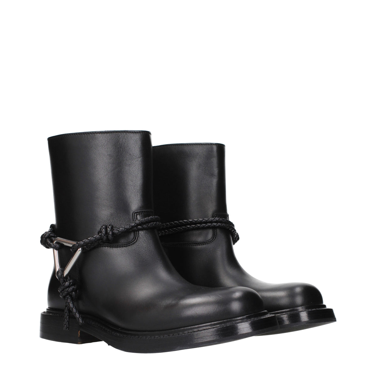 Bottega Veneta Ankle Boots Women Leather Black
