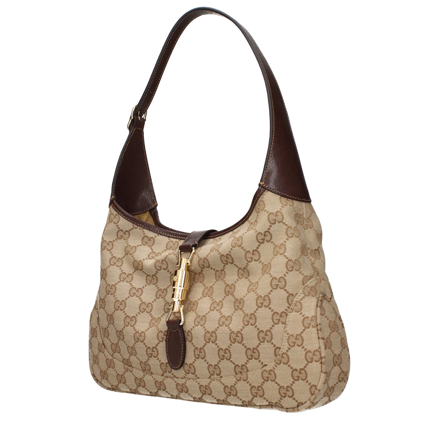 Gucci Shoulder Bags Women Fabric  Beige/Brown