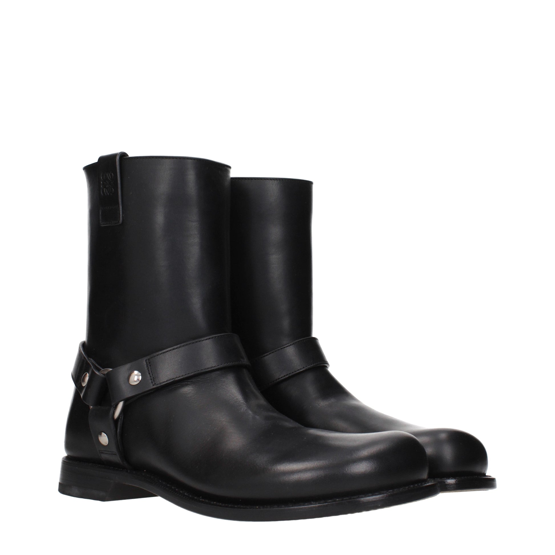 Loewe Ankle Boots Women Leather Black