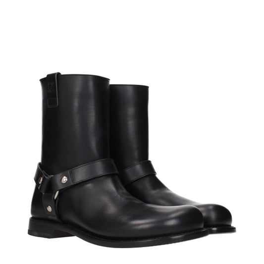 Loewe Ankle Boots Women Leather Black