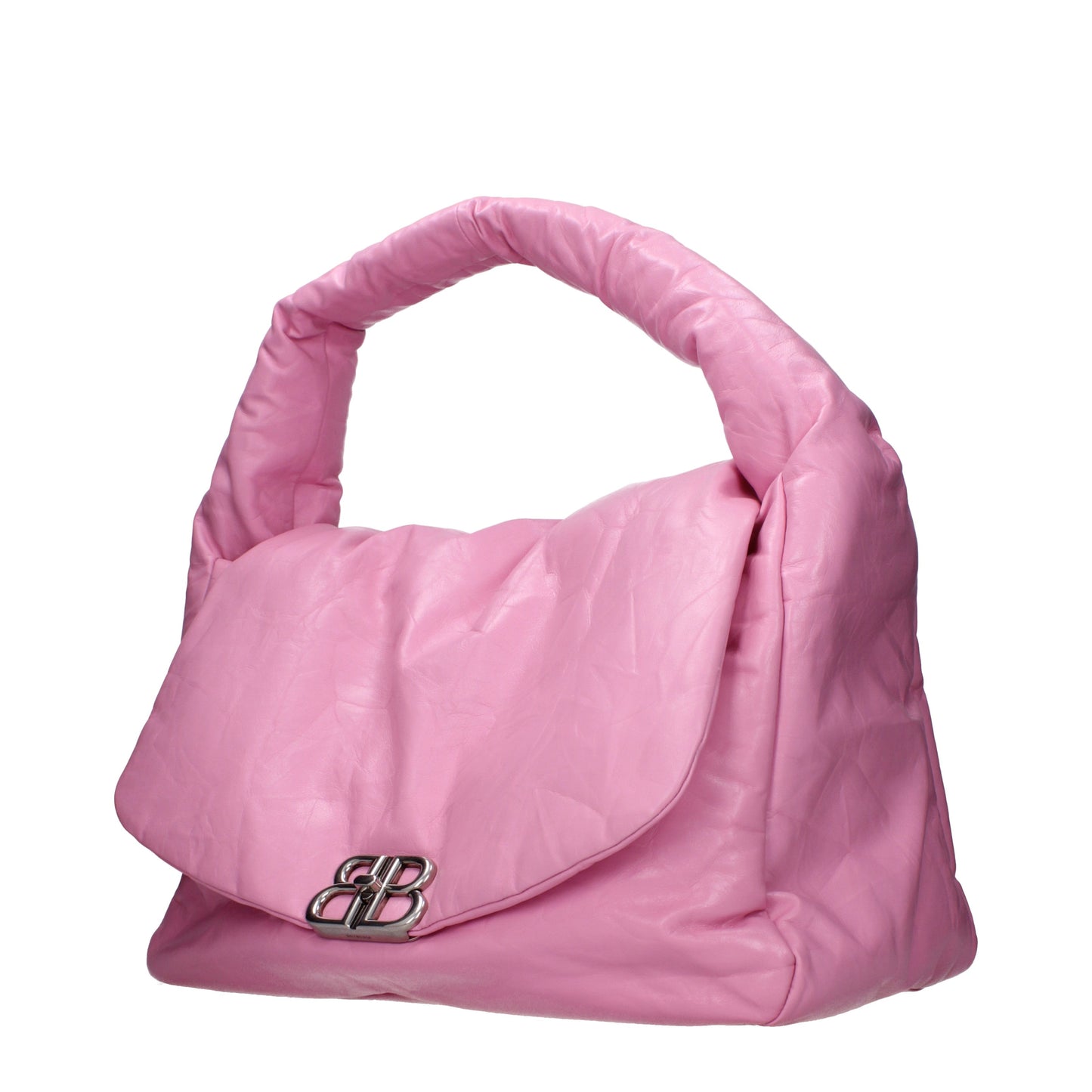 Balenciaga Shoulder Bags Women Leather Pink