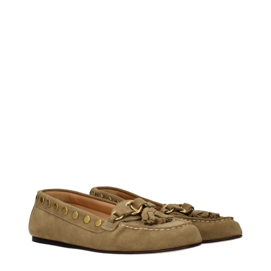 Isabel Marant Loafers Women Suede Brown/Turtledove
