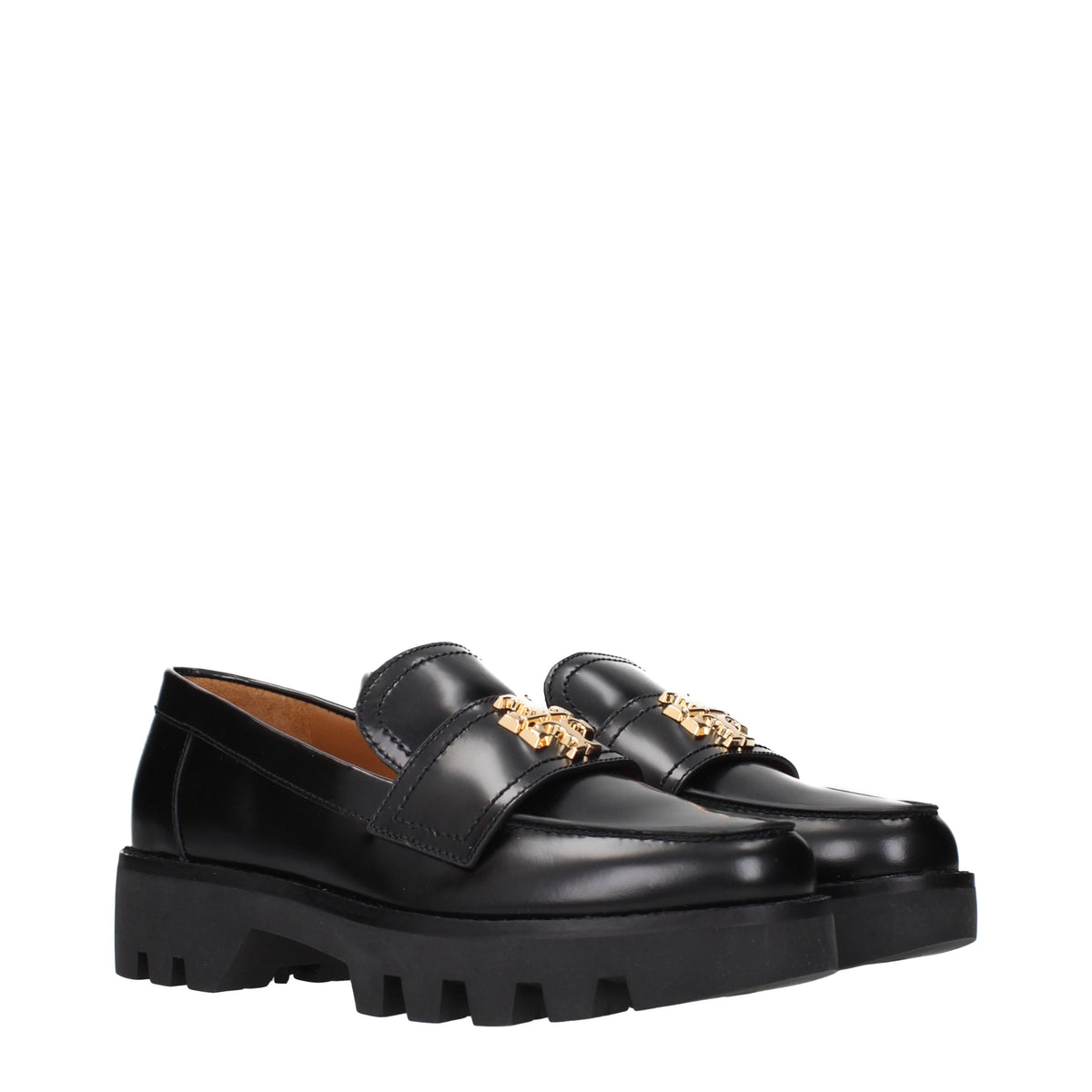 Tory Burch Loafers Women Leather Black