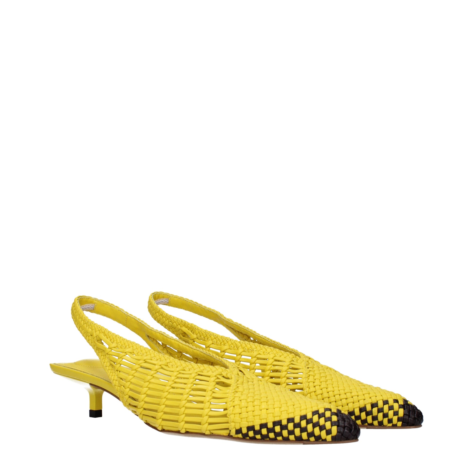 Jacquemus Women's Sandals Leather Yellow