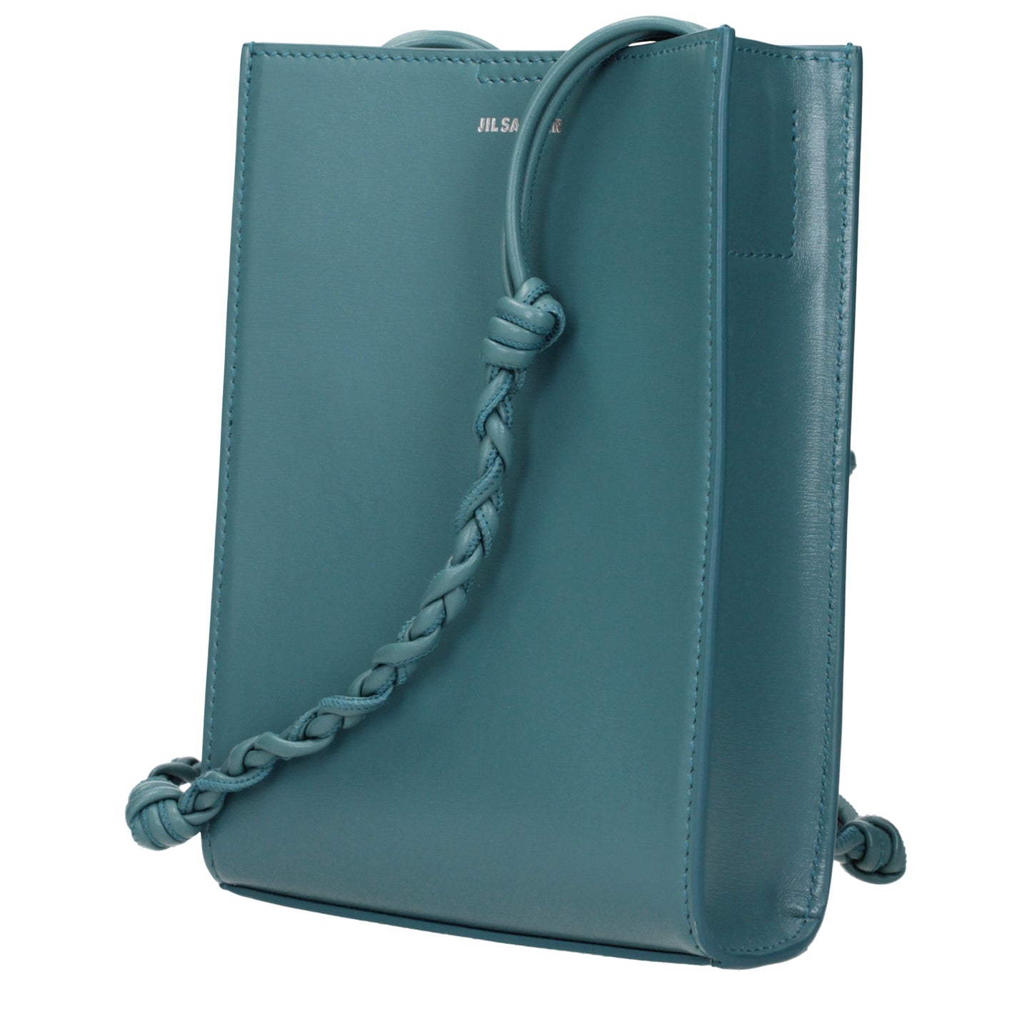 Jil Sander Crossbody Bags Women Leather Green/Lagoon
