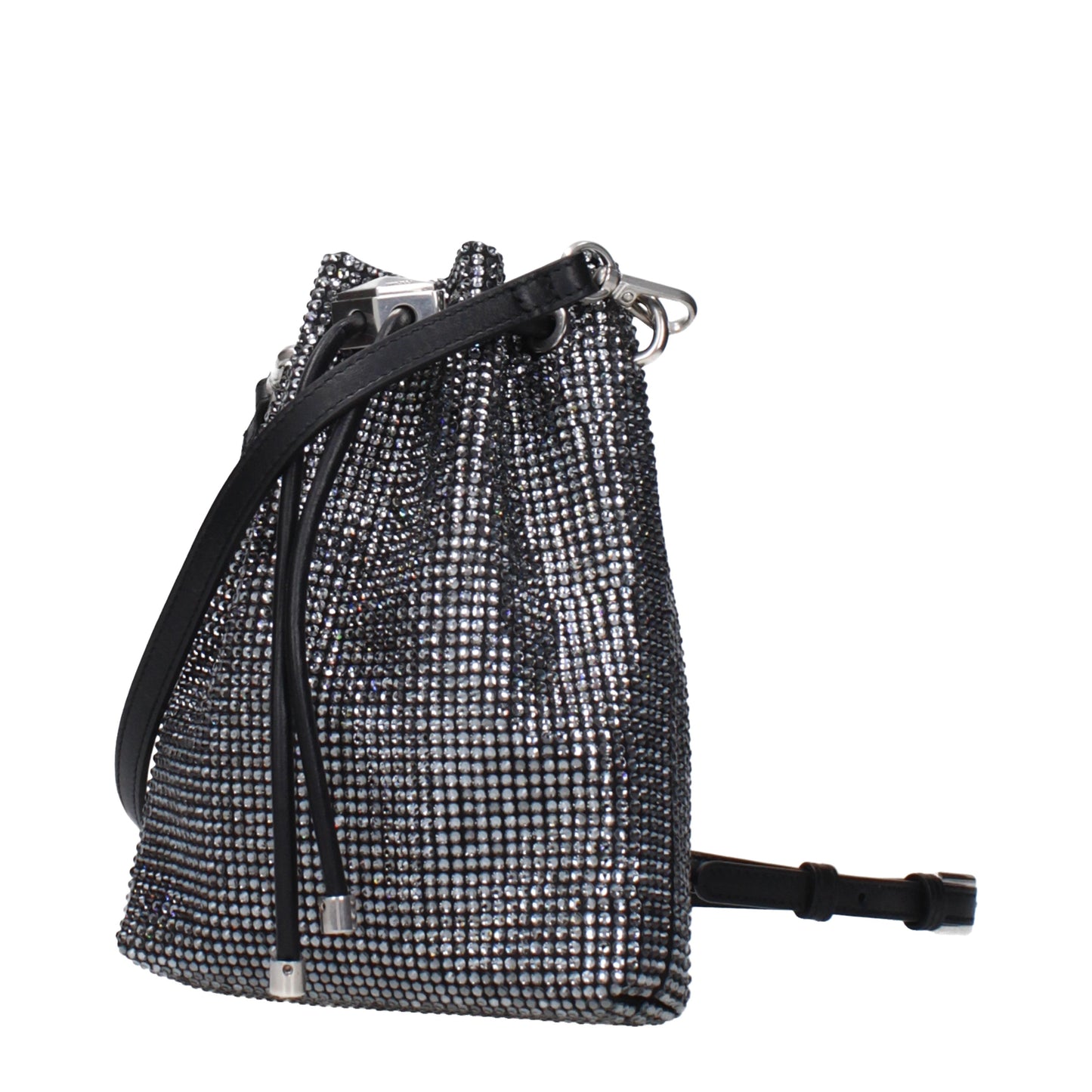 Jimmy Choo Crossbody Bags Women Satin Black