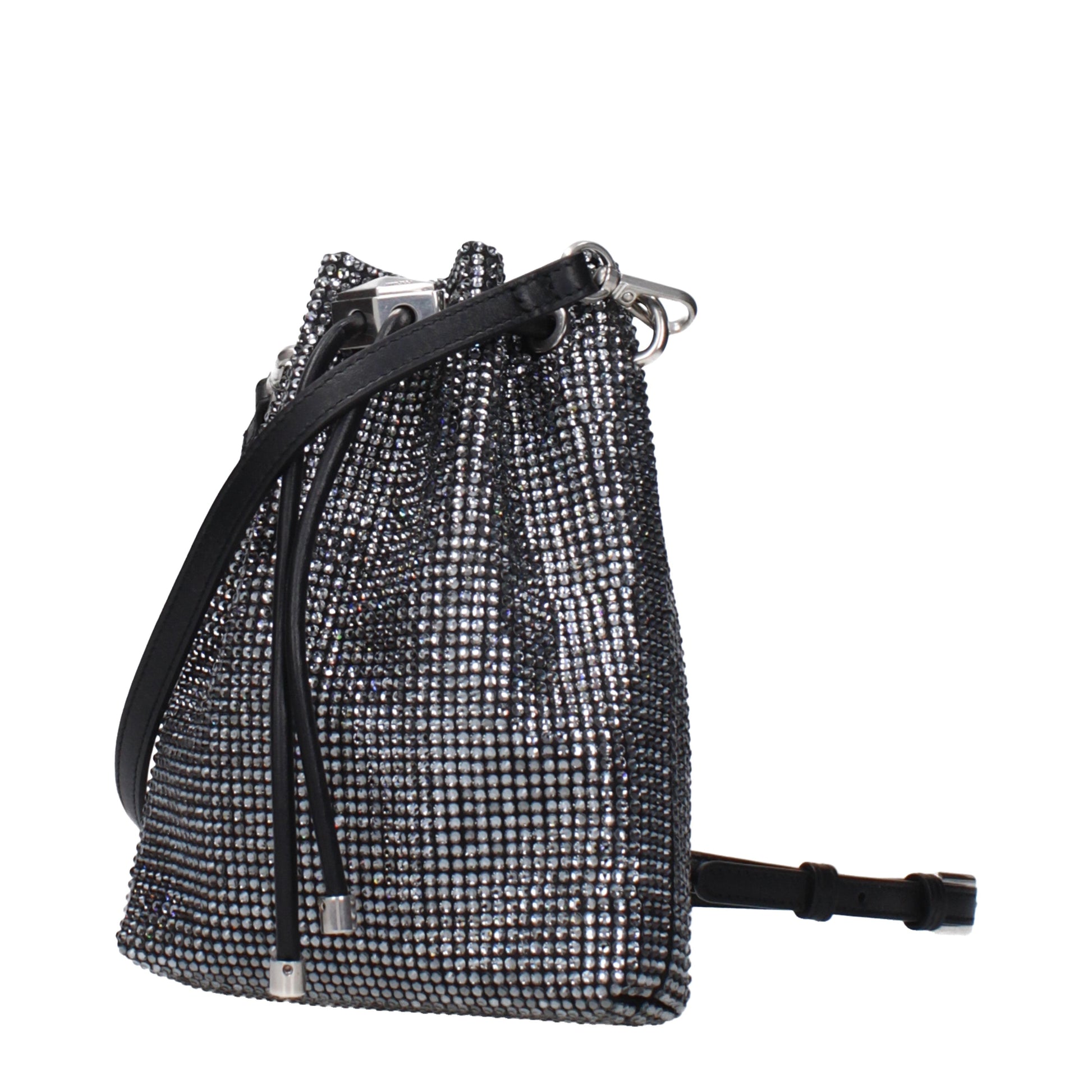 Jimmy Choo Crossbody Bags Women Satin Black