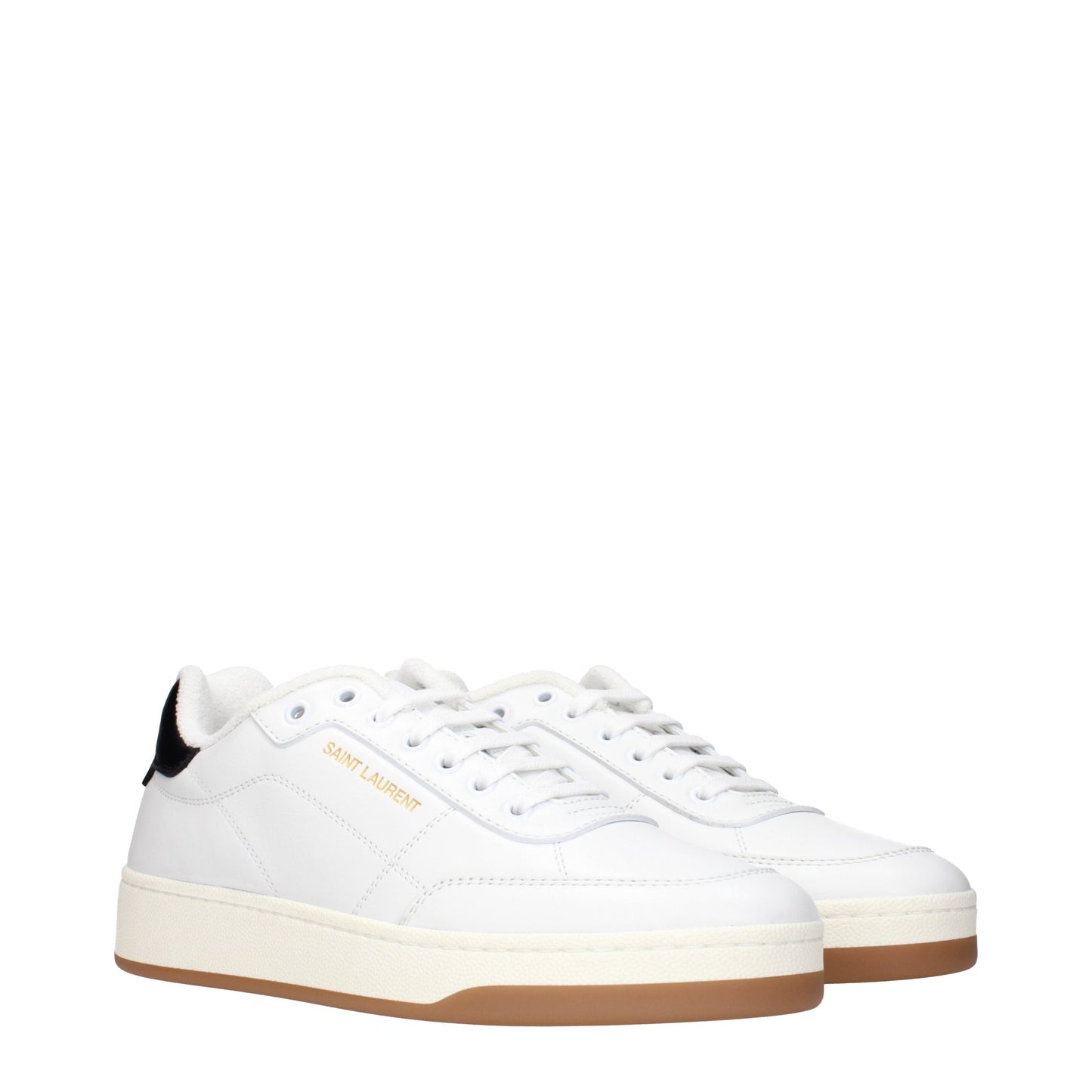 Saint Laurent Sneakers Men Leather White/Black