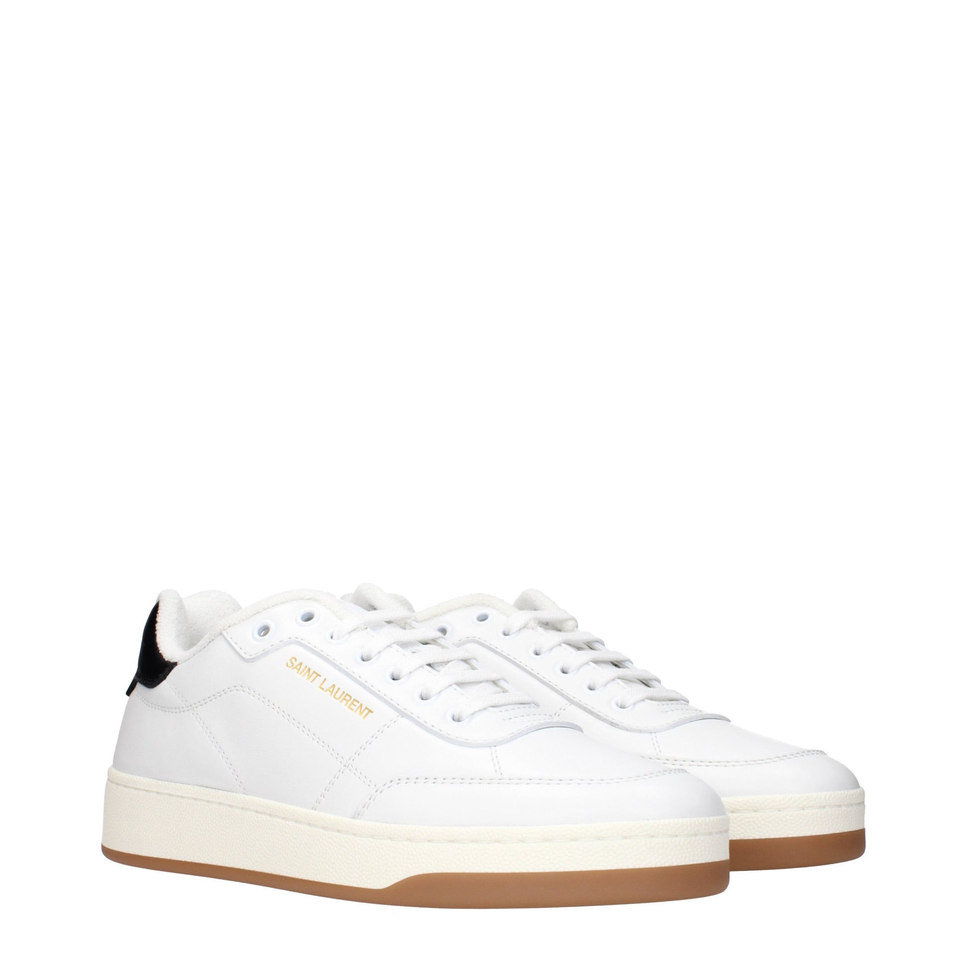 Saint Laurent Sneakers Men Leather White/Black