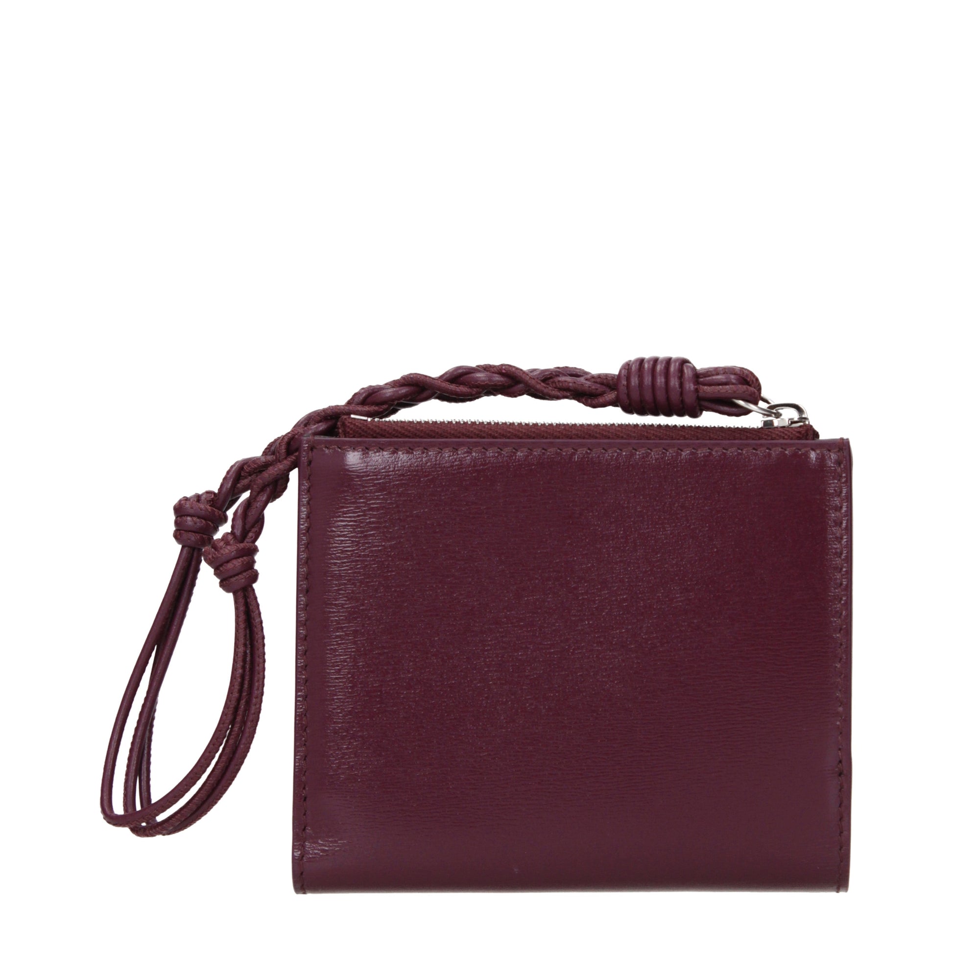 Jil Sander Wallets Women Leather Red/Dark Orchid