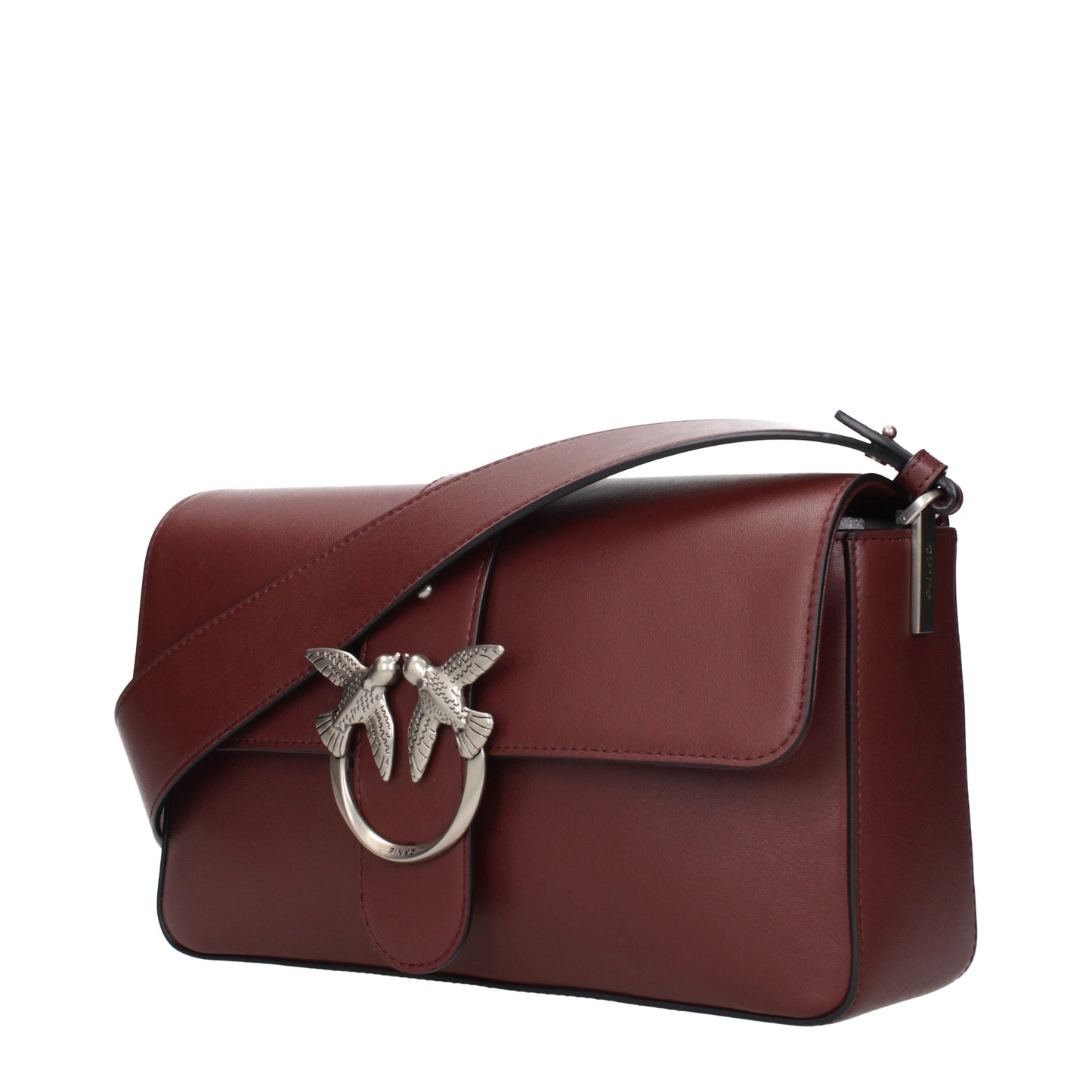 Pinko Shoulder Bags Women Leather Red/Burgundy