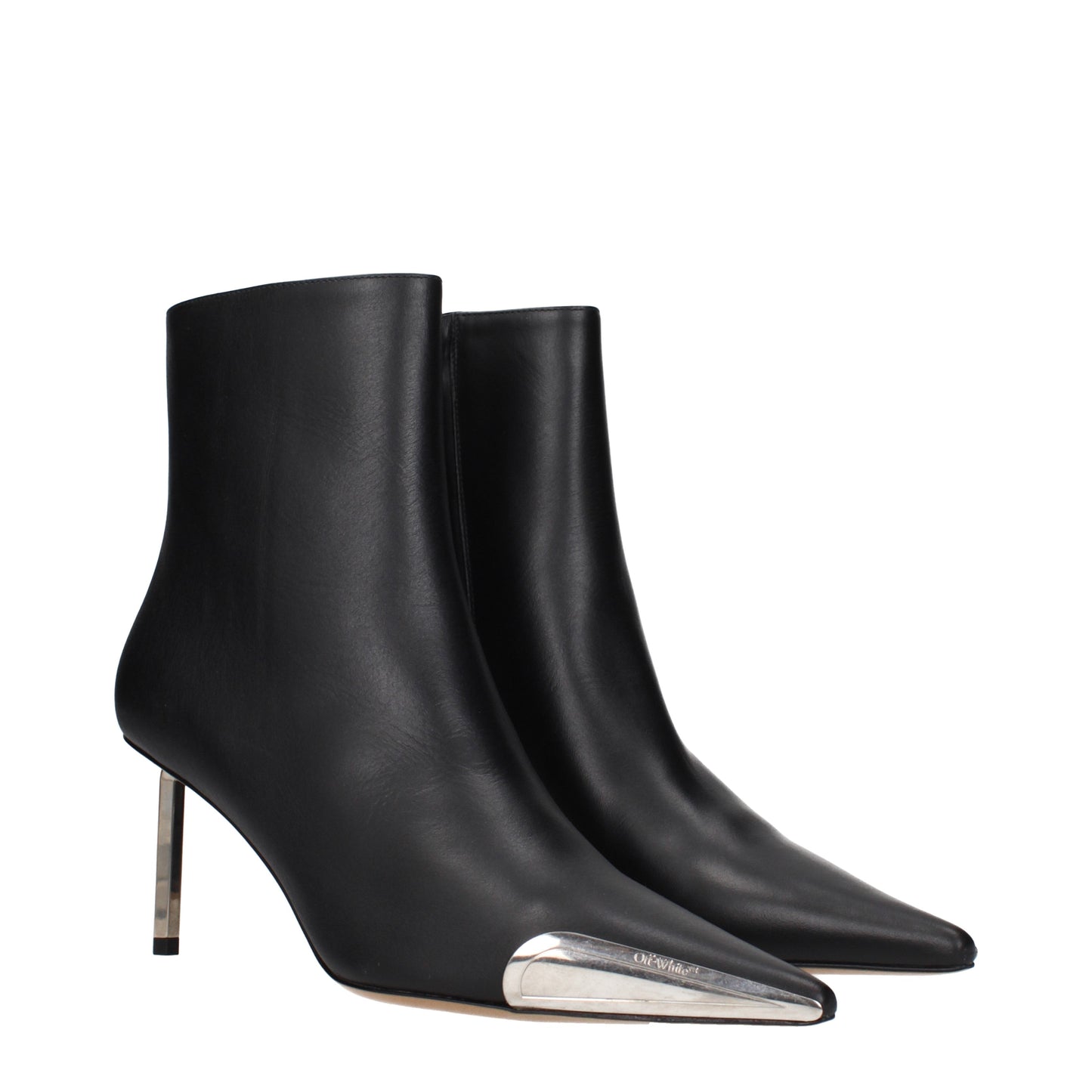 Off-White Women's Ankle Boots Leather