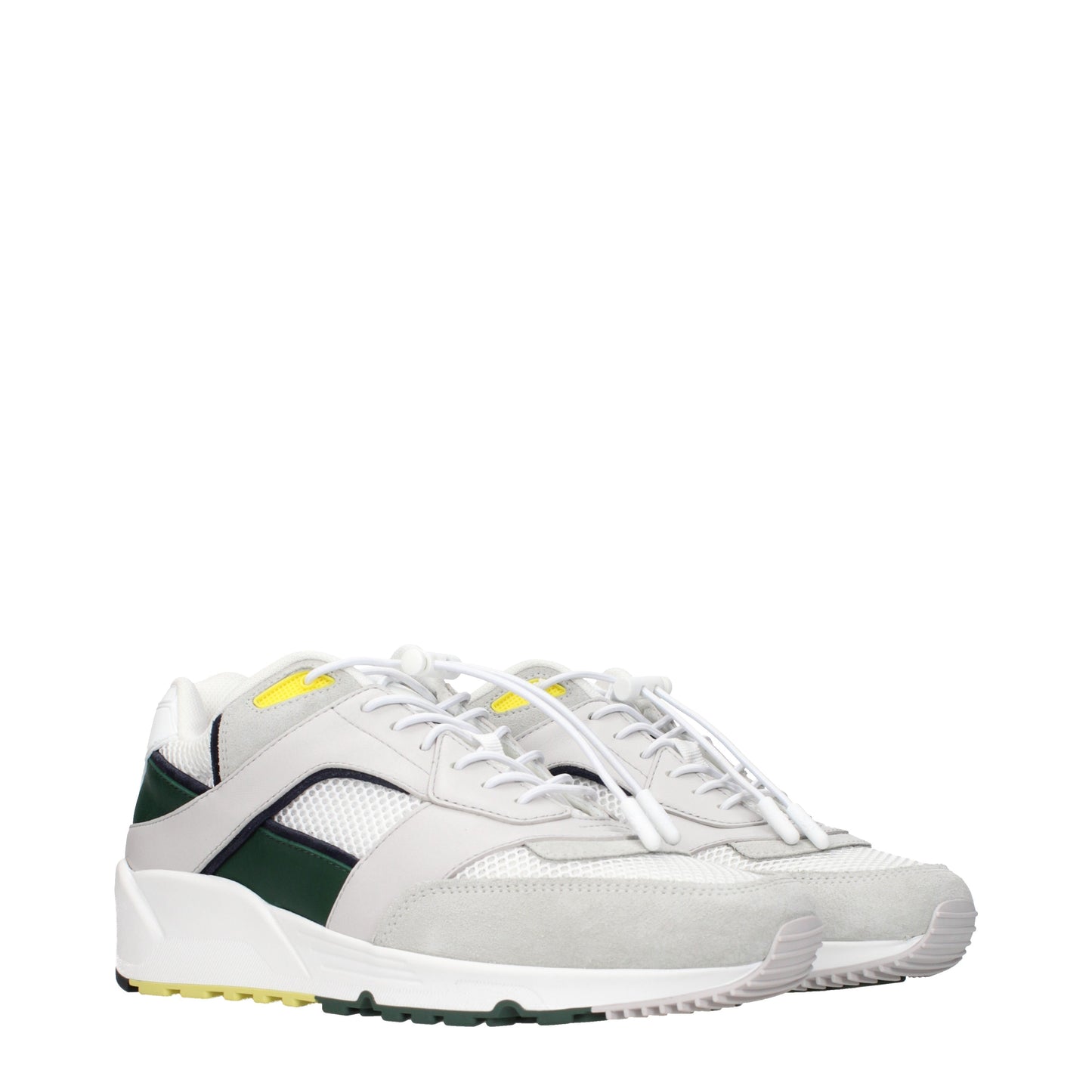 Saint Laurent Sneakers Men Fabric  White/Grey