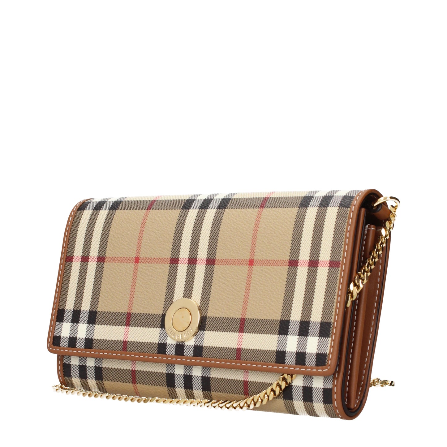 Burberry Crossbody Bags Women Fabric  Beige