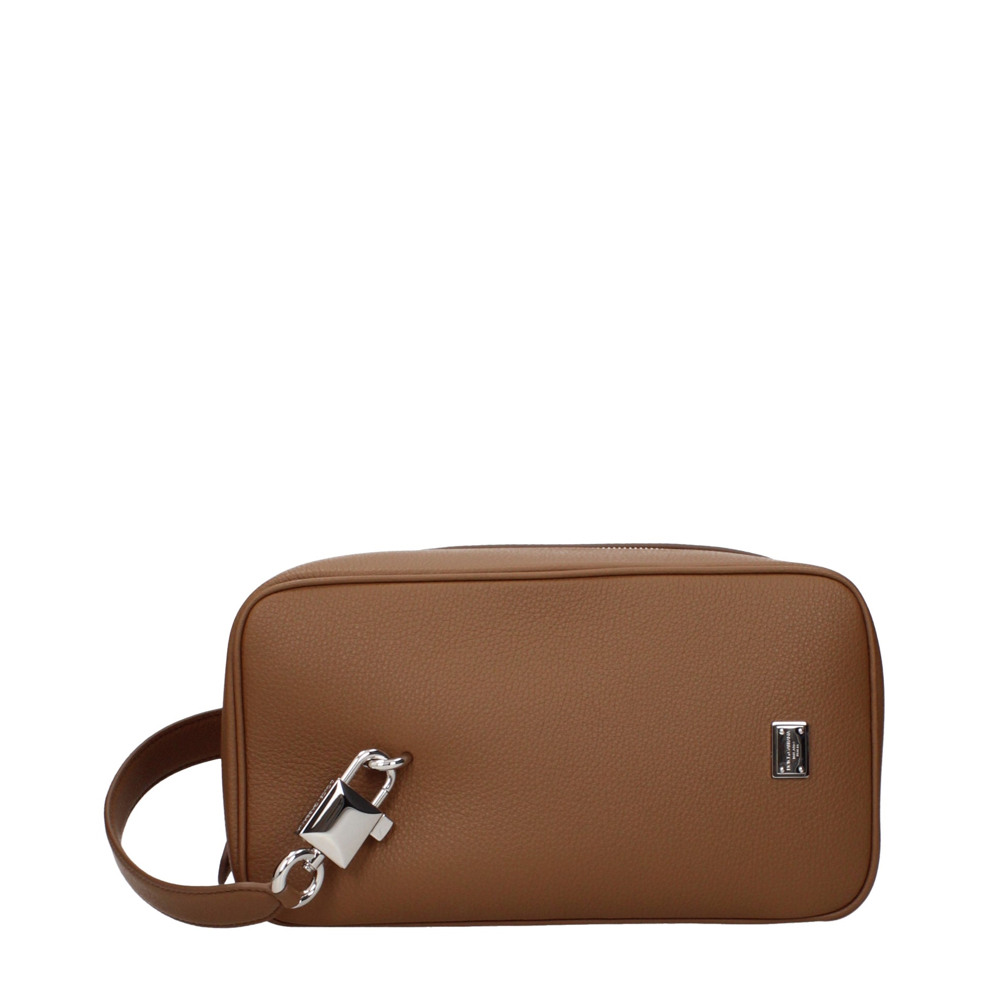 Dolce&Gabbana Handbags Men Leather Brown/Caramel