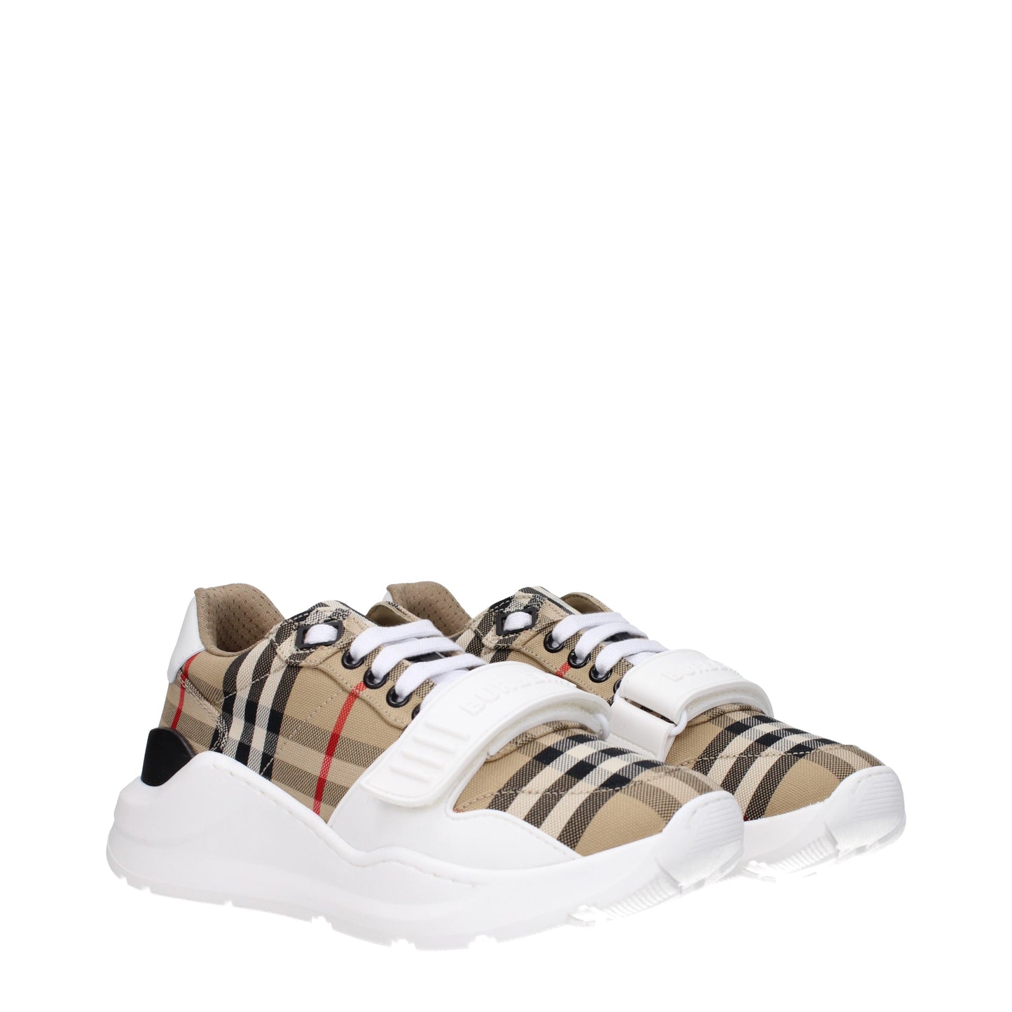 Burberry Women's Sneakers in Fabric  Beige