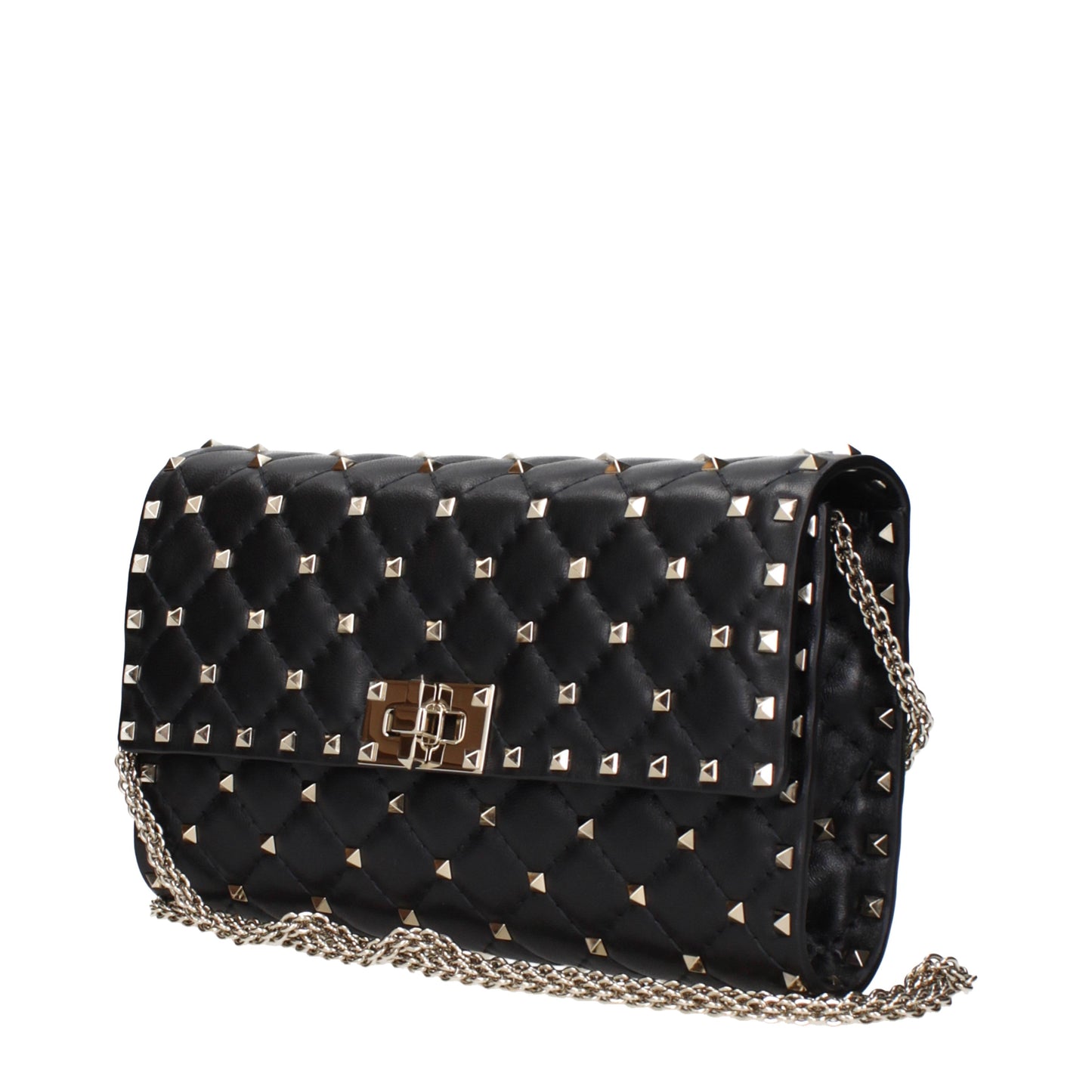 Valentino Garavani Clutches Women Leather Black