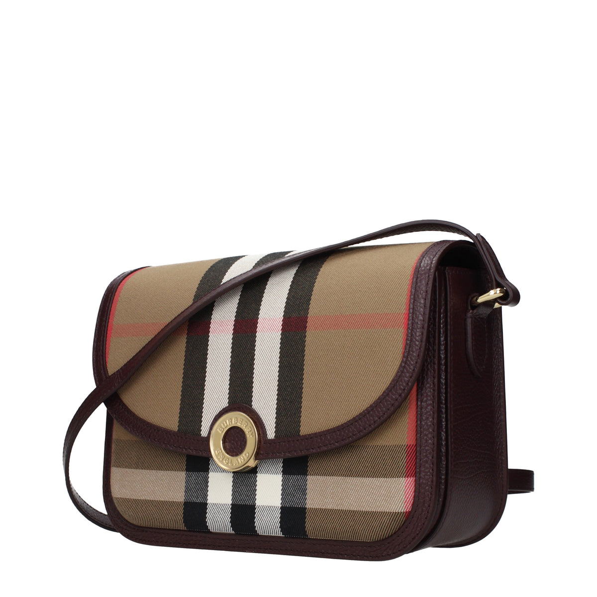 Burberry Crossbody Bags Women Fabric  Brown/Wine
