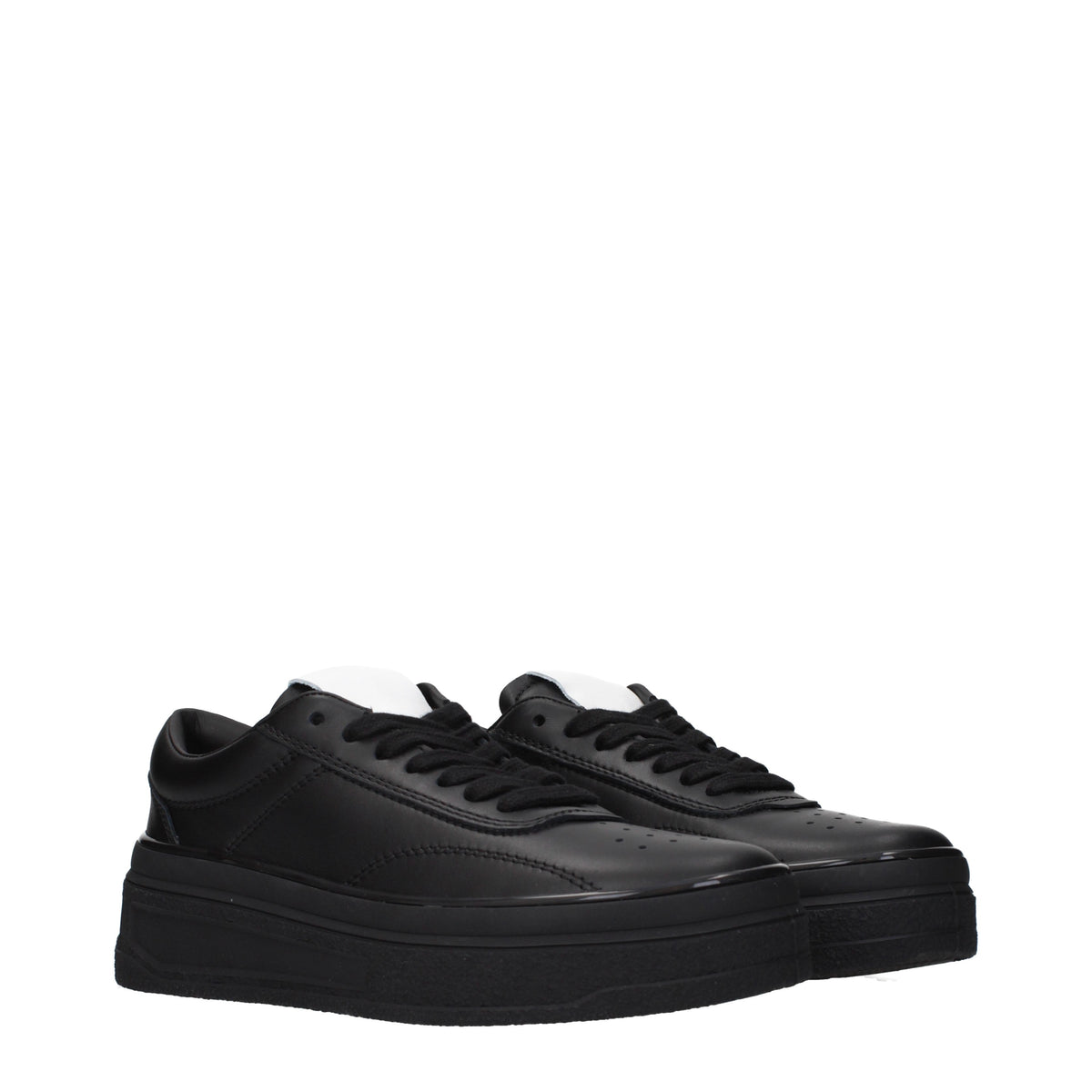 Jil Sander Sneakers Women Leather Black