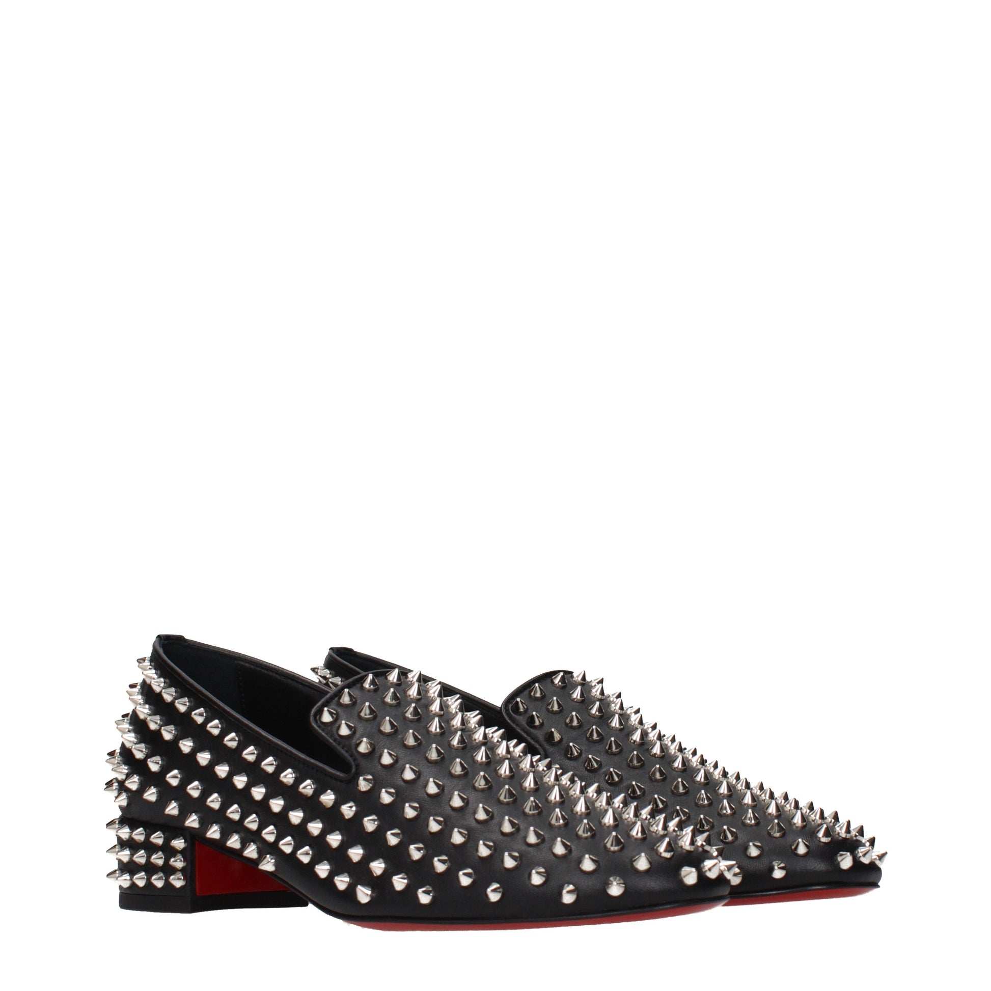 Louboutin Pumps Women Leather Black
