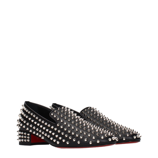 Louboutin Pumps Women Leather Black