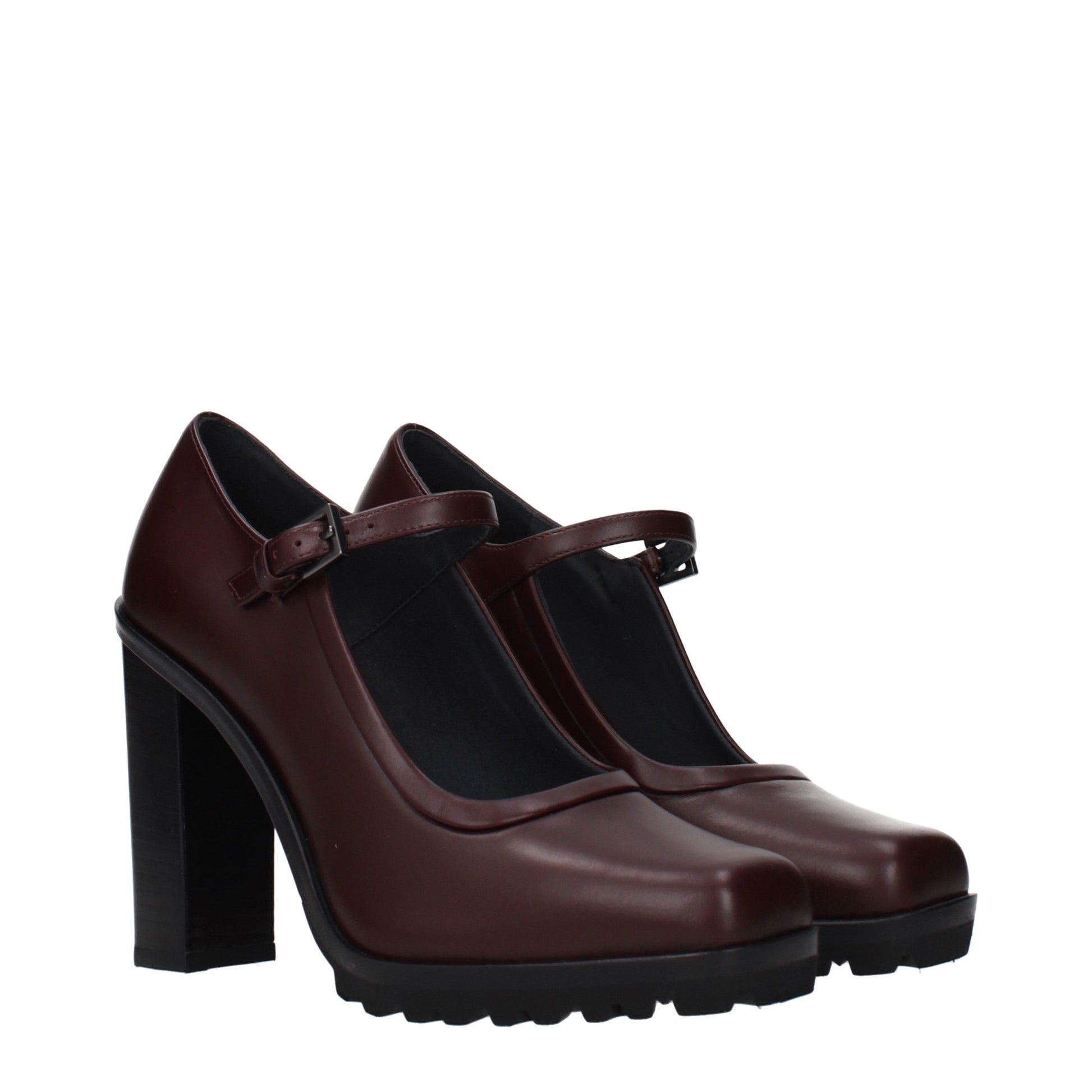 Max Mara Pumps Women Leather Brown